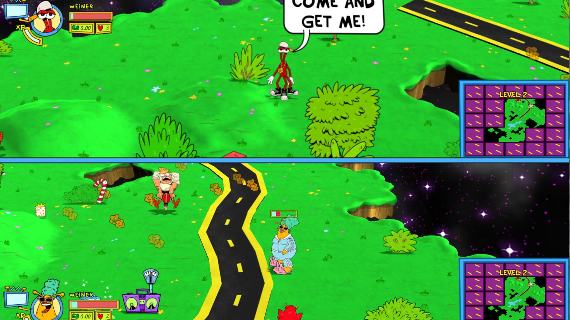 Screenshot for ToeJam & Earl: Back in the Groove
