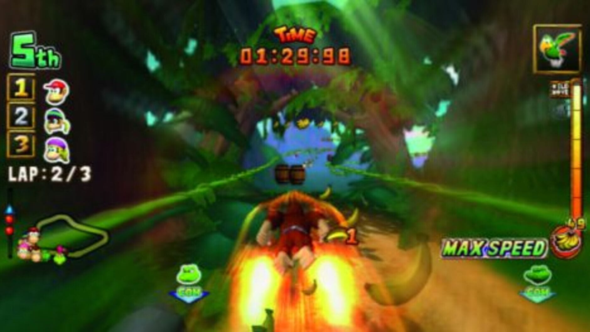 Screenshot for Donkey Kong Barrel Blast
