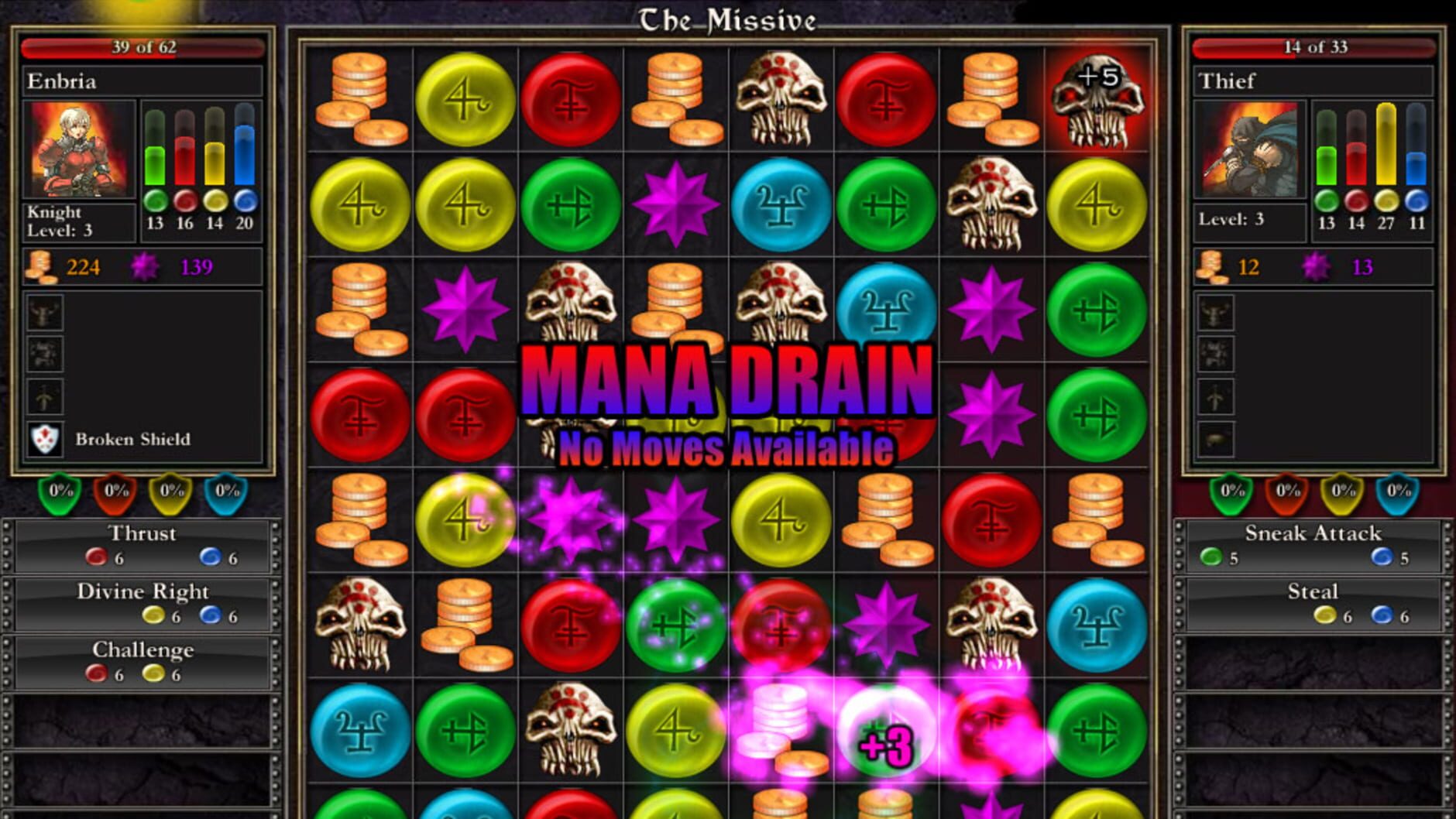 Screenshot for Puzzle Quest: Challenge of the Warlords