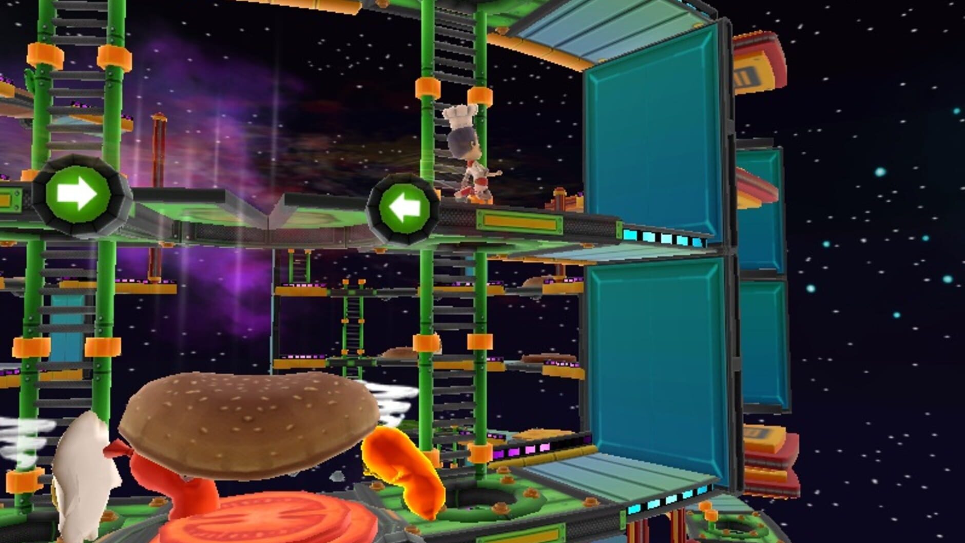 Screenshot for BurgerTime: World Tour