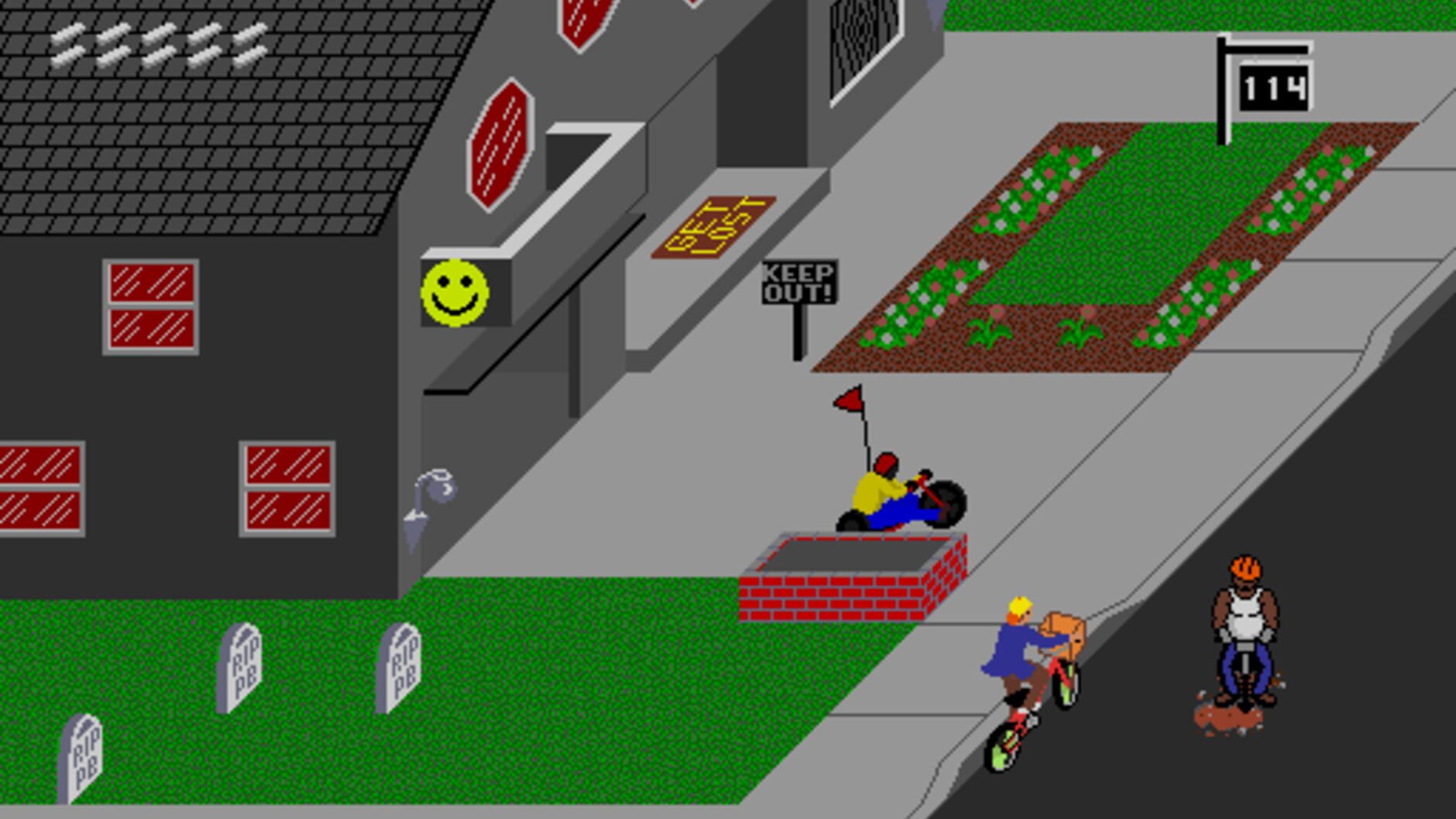 Screenshot for Paperboy