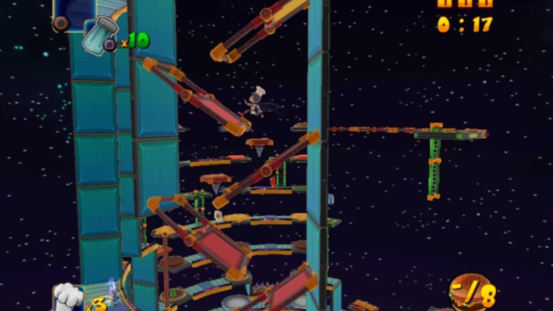 Screenshot for BurgerTime: World Tour