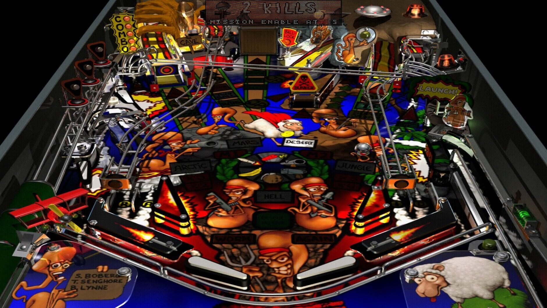 Screenshot for Worms Pinball