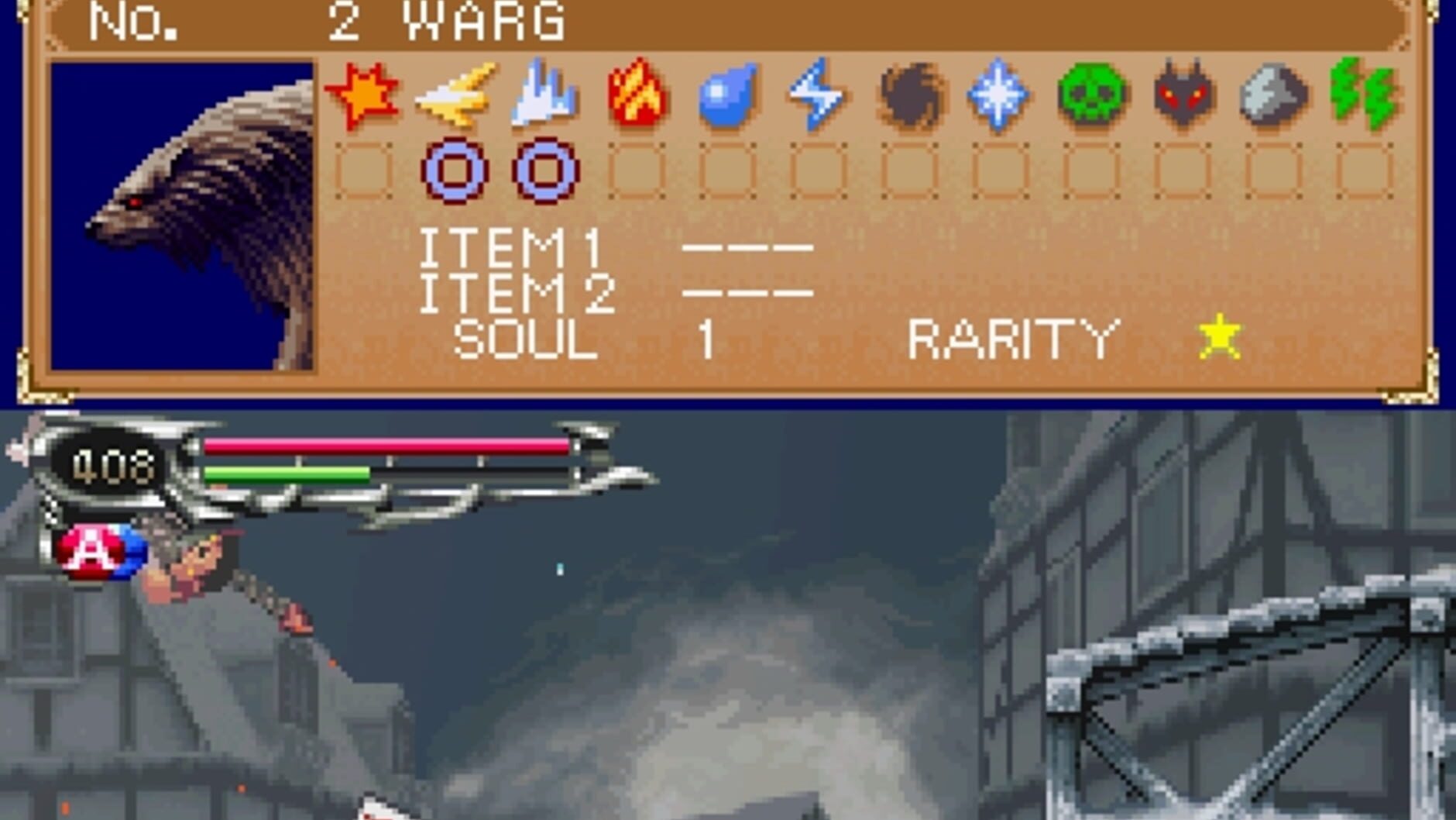 Screenshot for Castlevania: Dawn of Sorrow