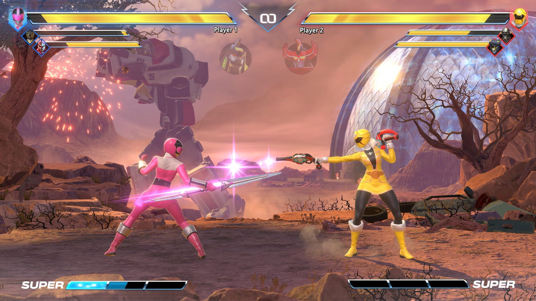 Screenshot for Power Rangers: Battle For the Grid - Jen Scotts: Time Force Pink Ranger