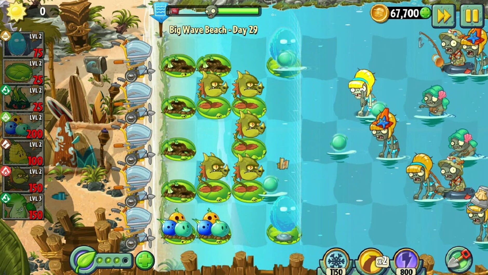 Screenshot for Plants vs. Zombies 2: It's About Time