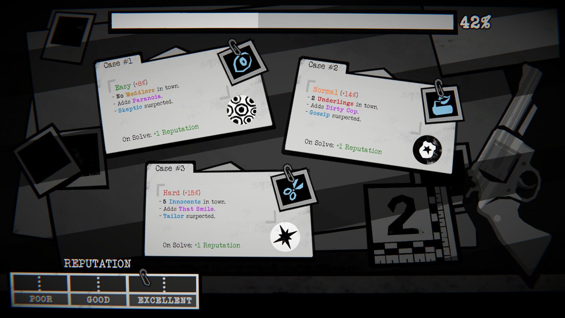 Screenshot for Dupery: A Game of Solo Deduction