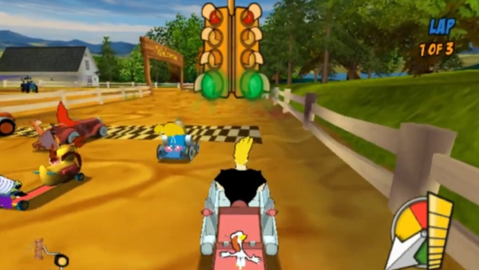 Screenshot for Cartoon Network Racing