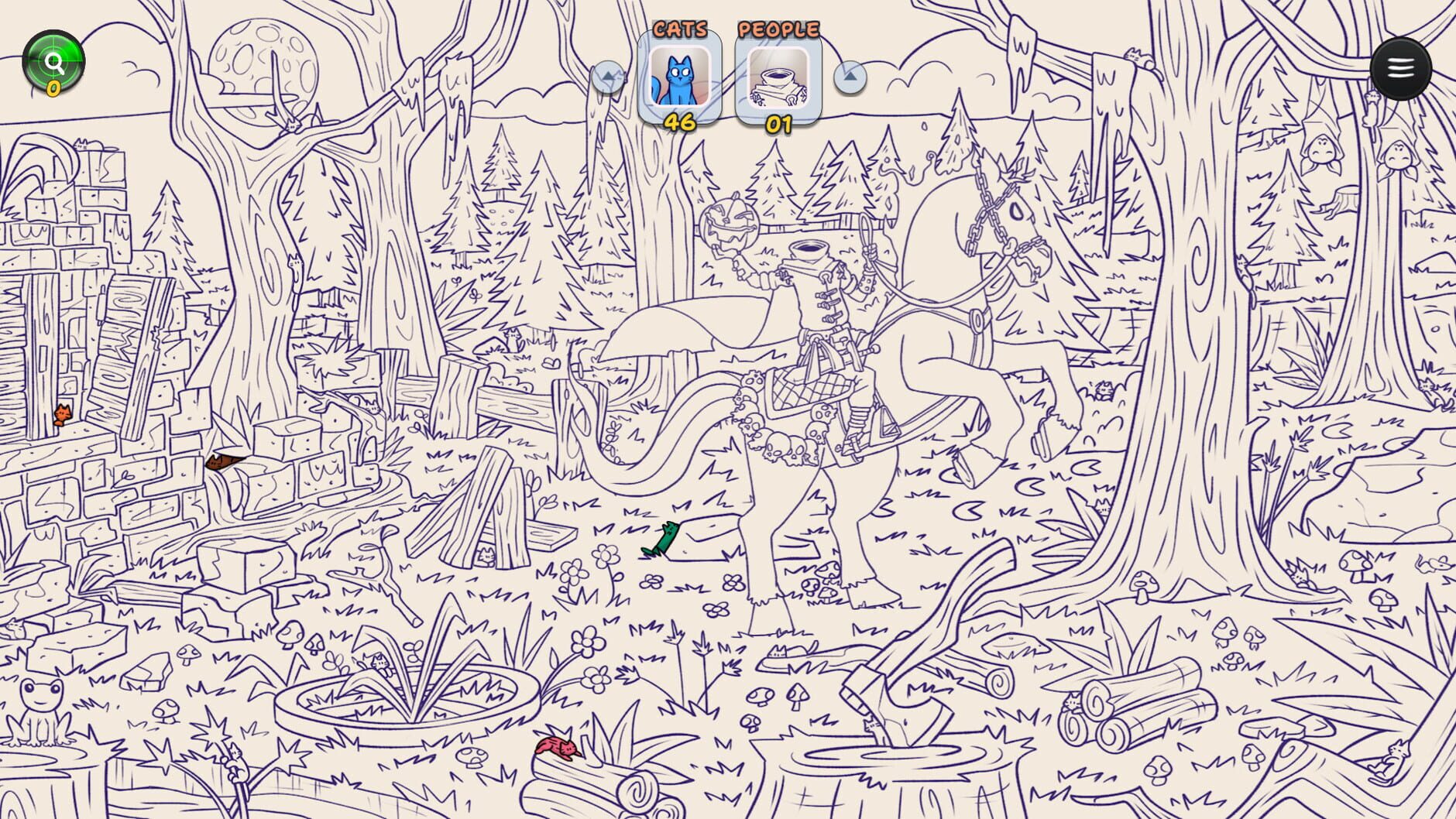 Screenshot for Hidden Cats in Spooky Village