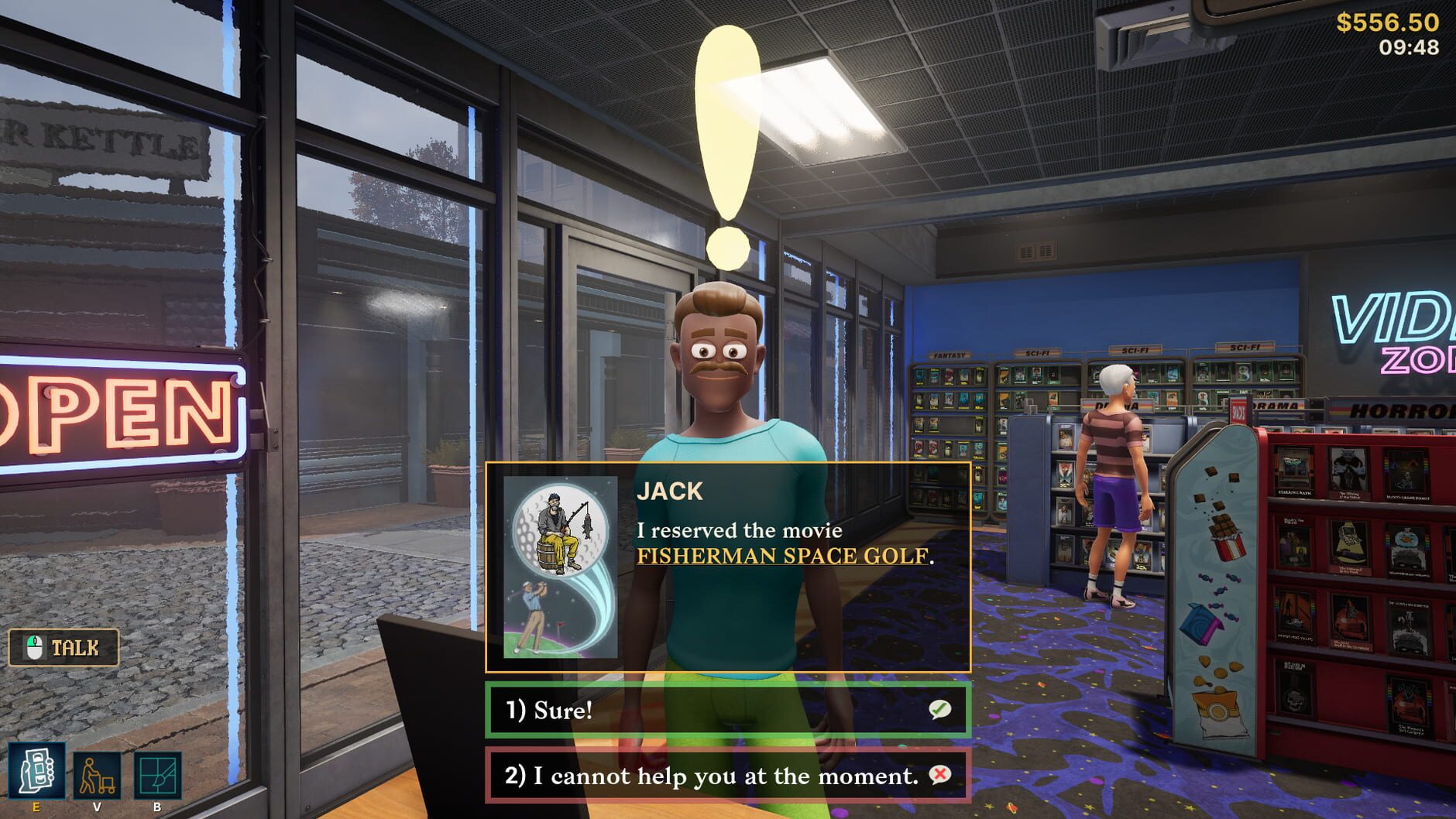 Screenshot for Retro Rewind: Video Store Simulator