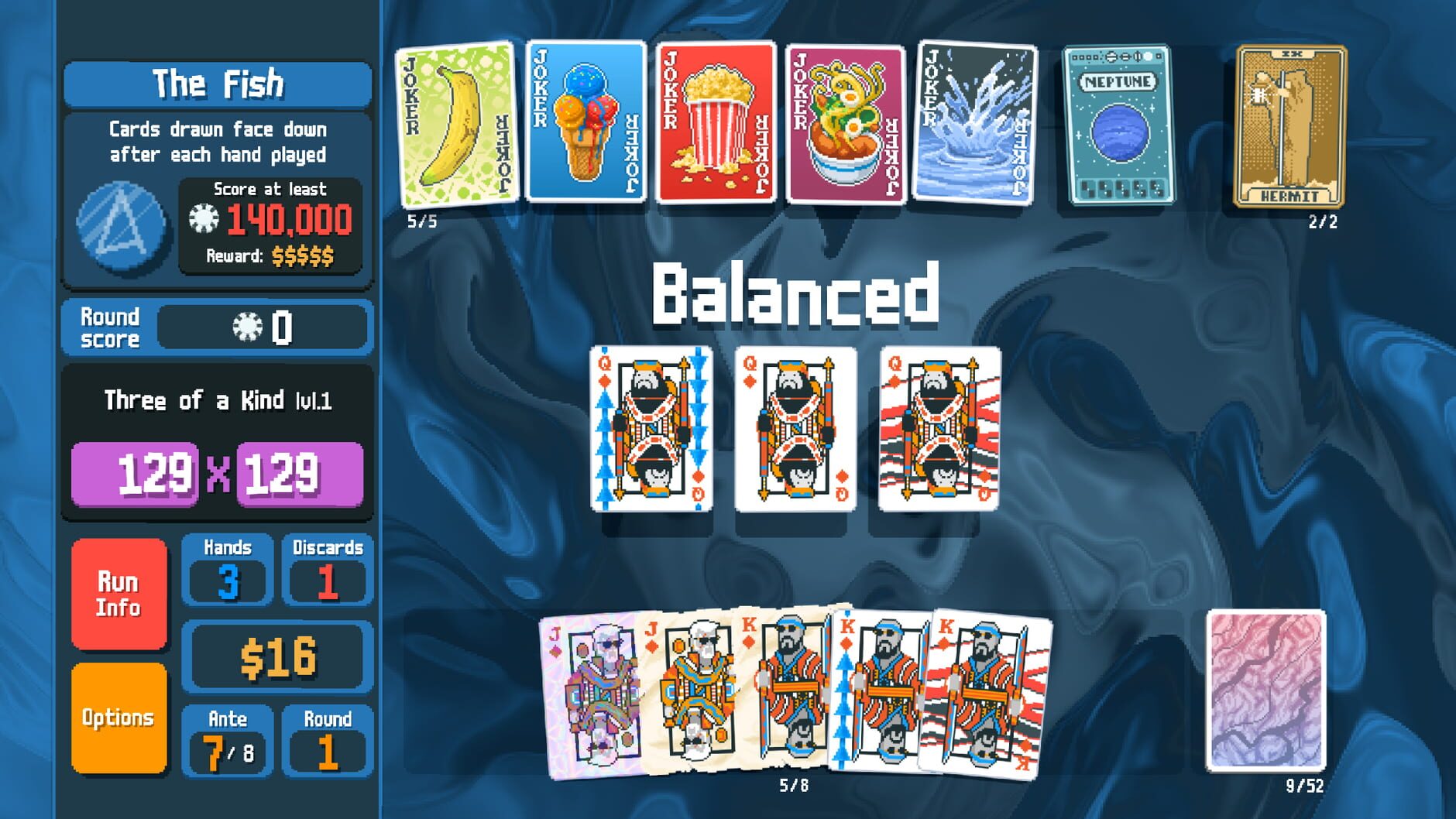Screenshot for Balatro