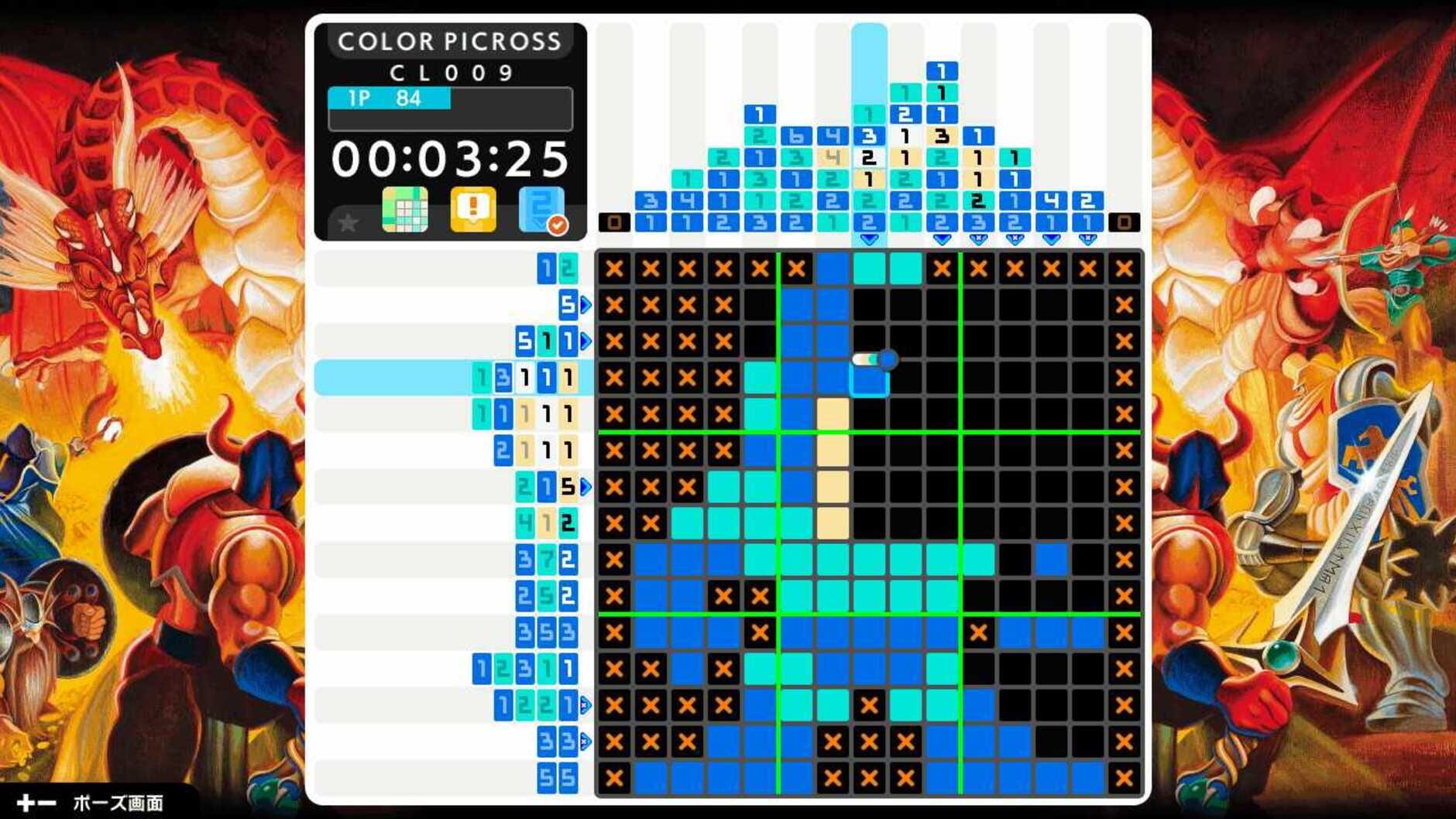 Screenshot for Picross S Capcom Classics Edition