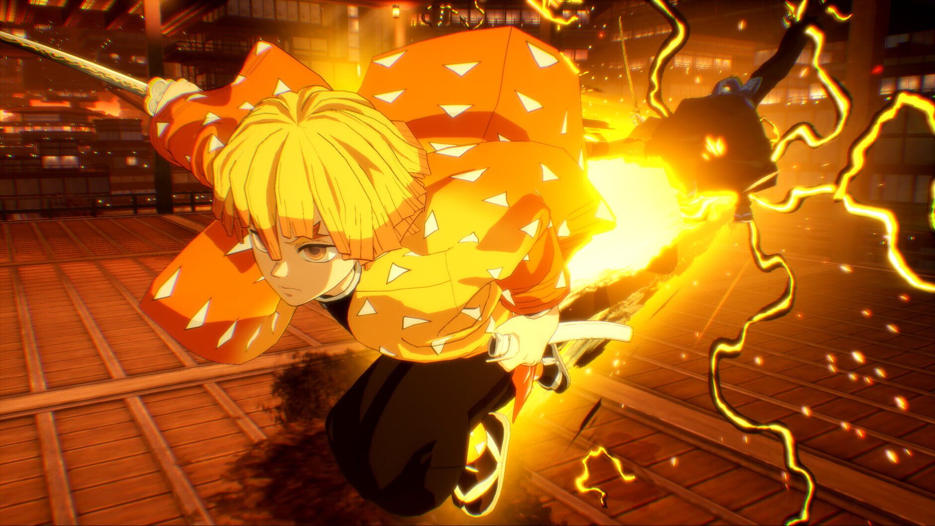 Screenshot for Demon Slayer: Kimetsu no Yaiba - The Hinokami Chronicles: Zenitsu Agatsuma (Infinity Castle) Character Pack