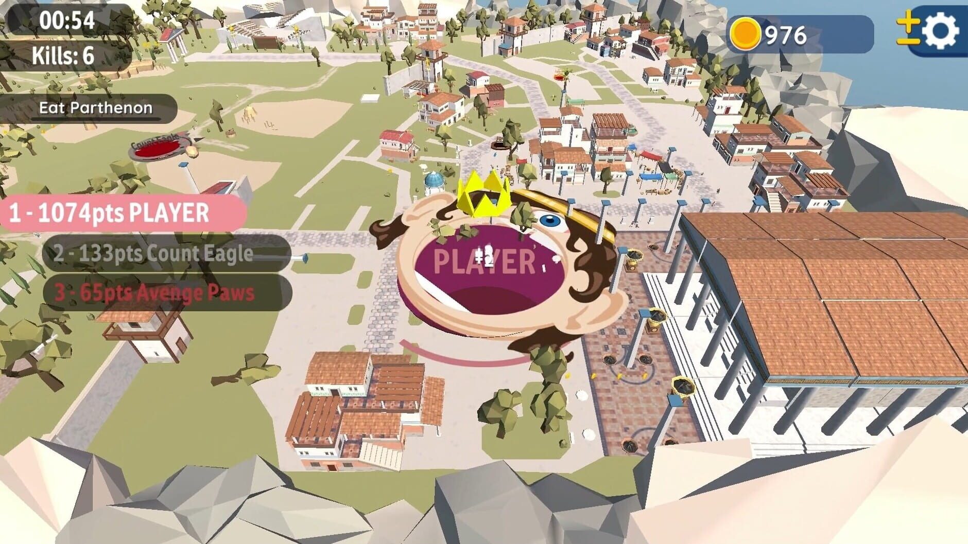 Screenshot for Hole io: Ancient DLC
