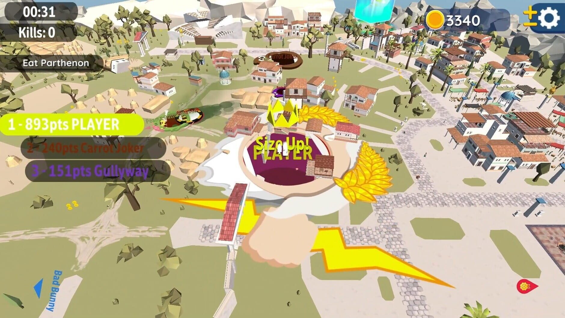 Screenshot for Hole io: Ancient DLC