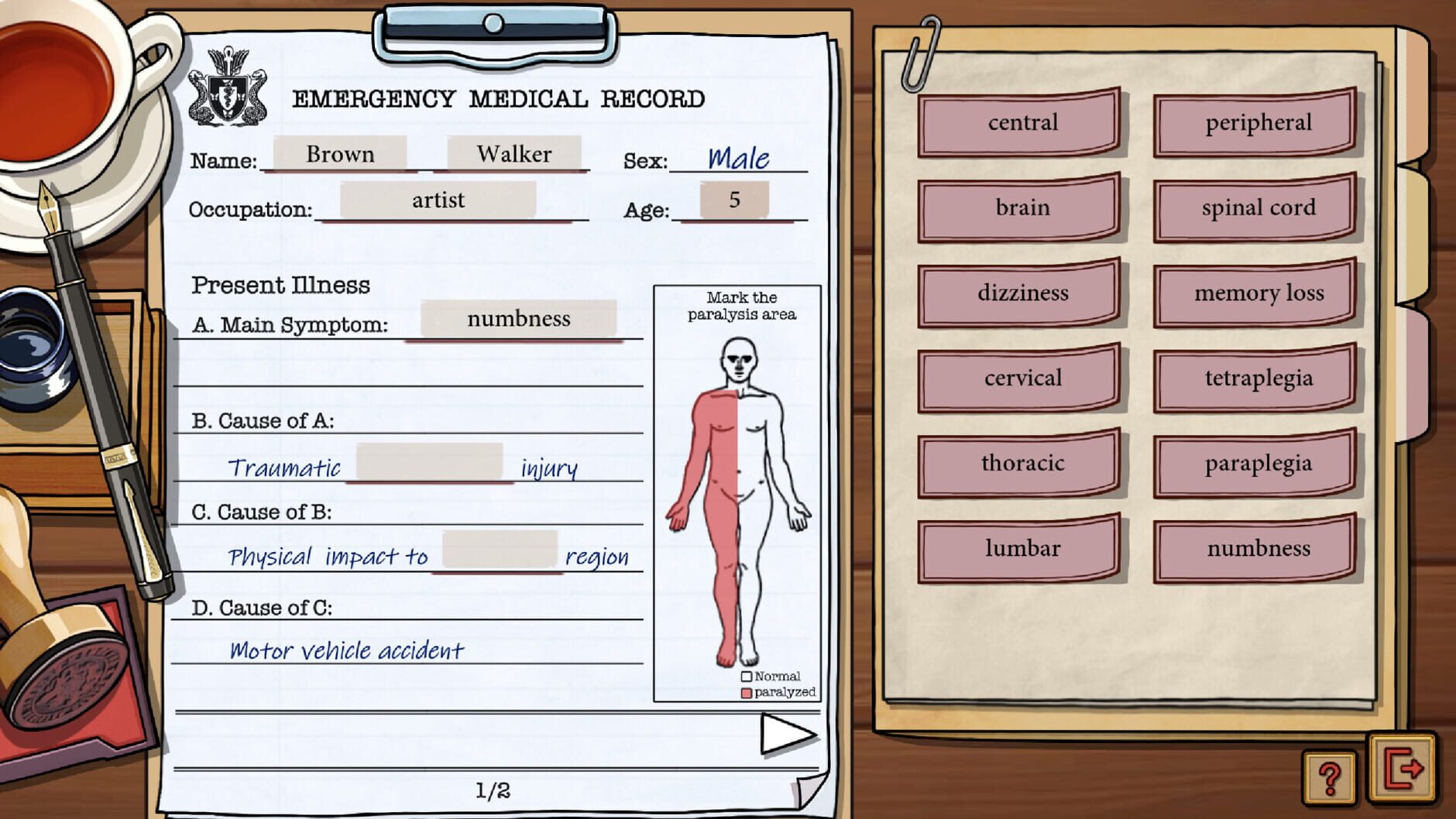 Screenshot for Death at Fleming Manor
