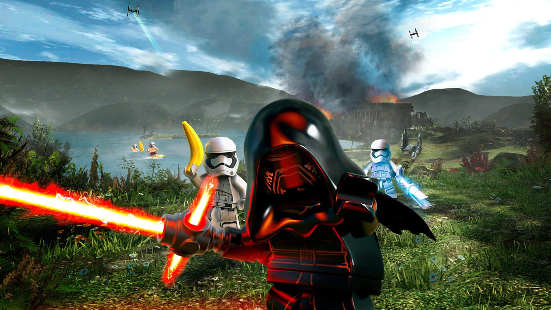 Screenshot for LEGO Star Wars: The Force Awakens - First Order Siege of Takodana