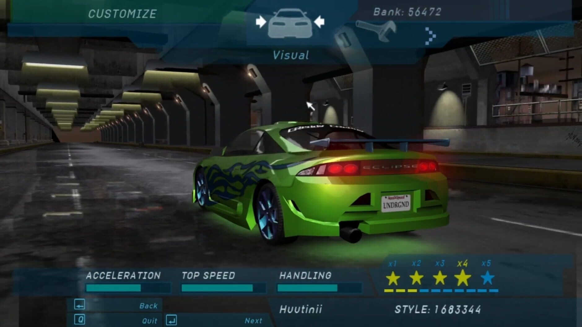 Screenshot for Need for Speed: Underground