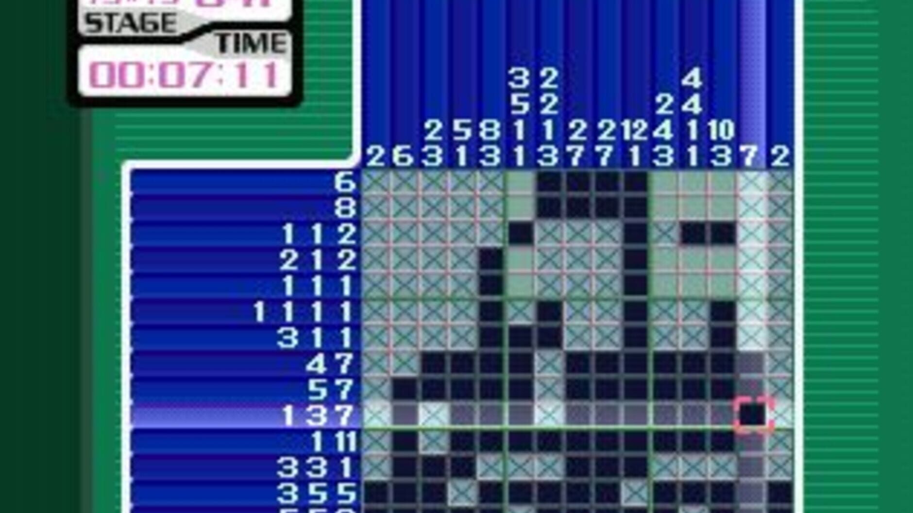 Screenshot for SuperLite 1500 Series: Oekaki Puzzle 3