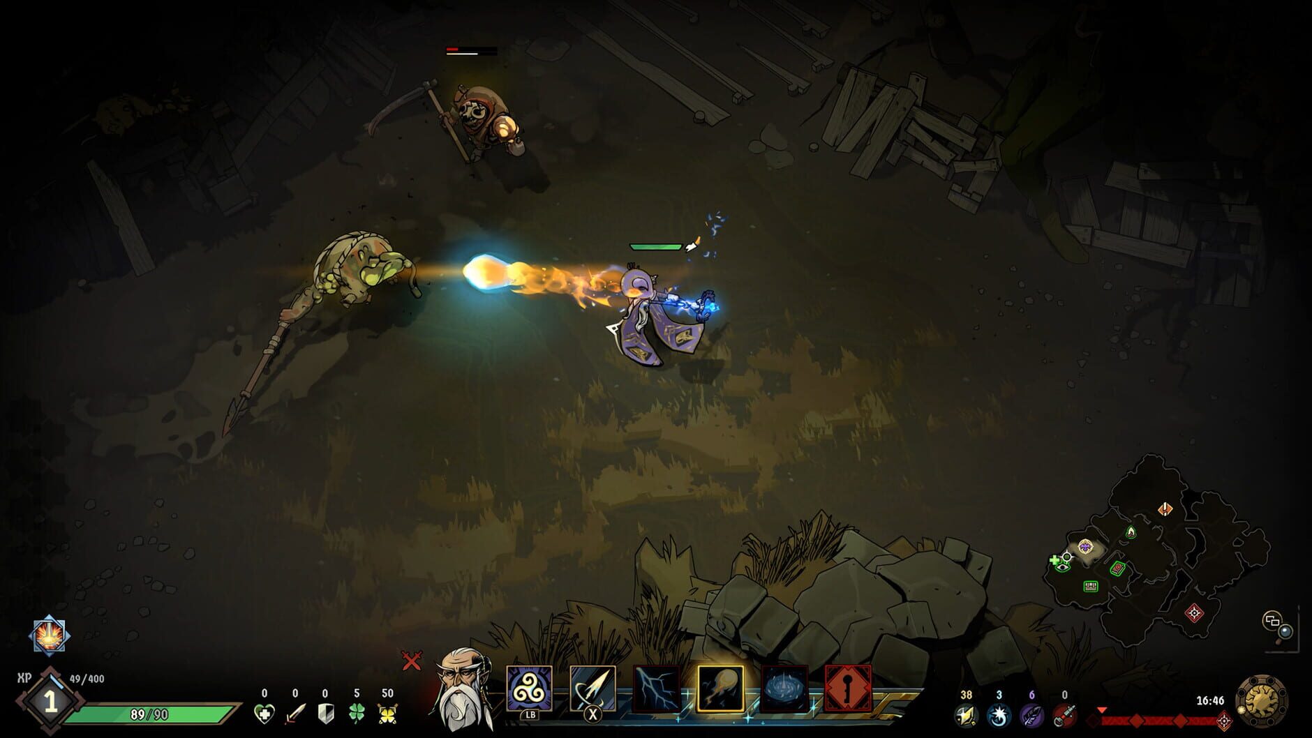 Screenshot for Ravenswatch: Merlin