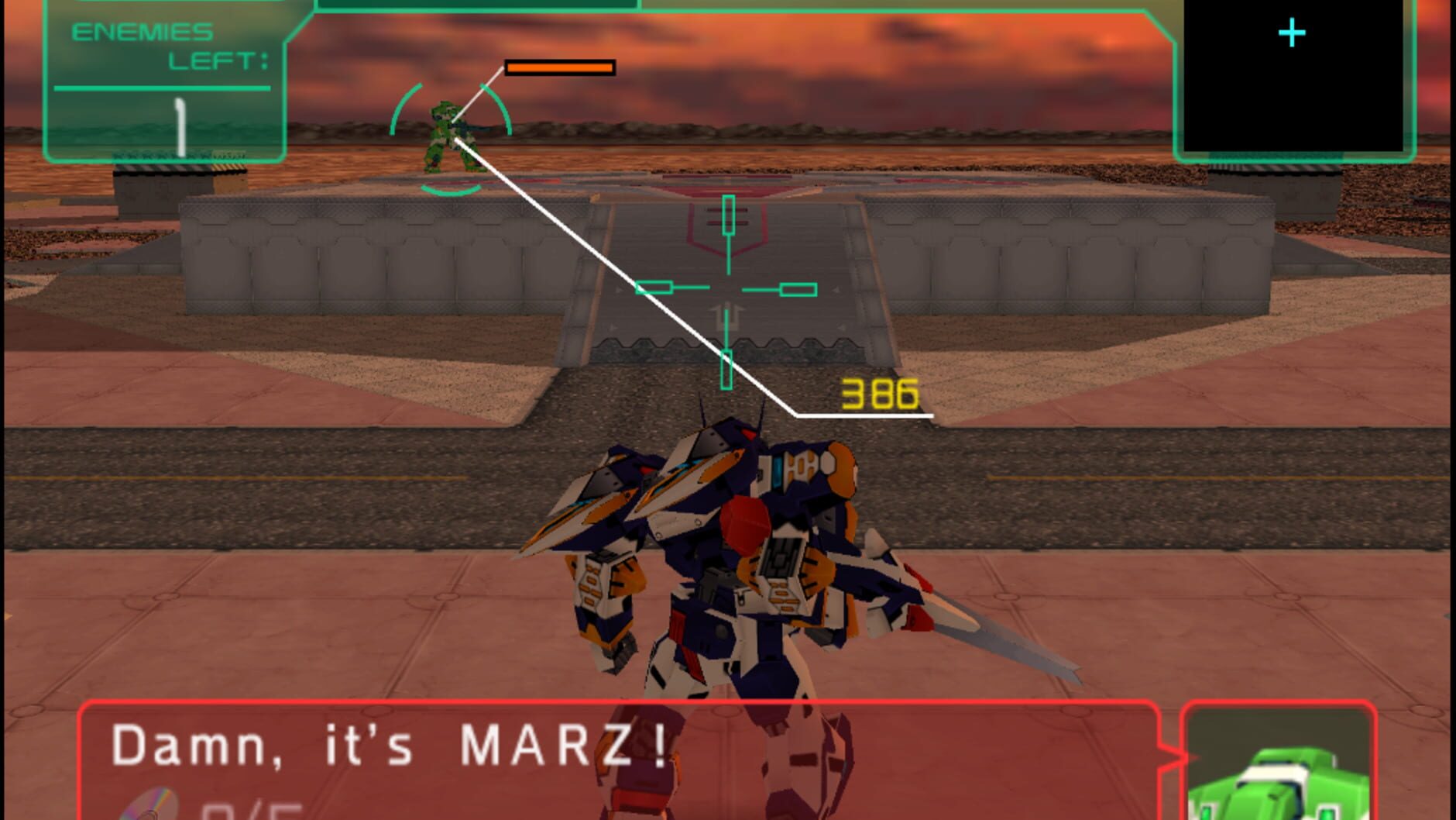 Screenshot for Cyber Troopers Virtual-On Marz