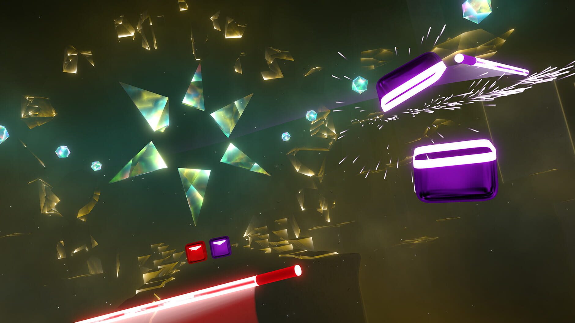 Screenshot for Beat Saber: The Rolling Stones - "Angry"