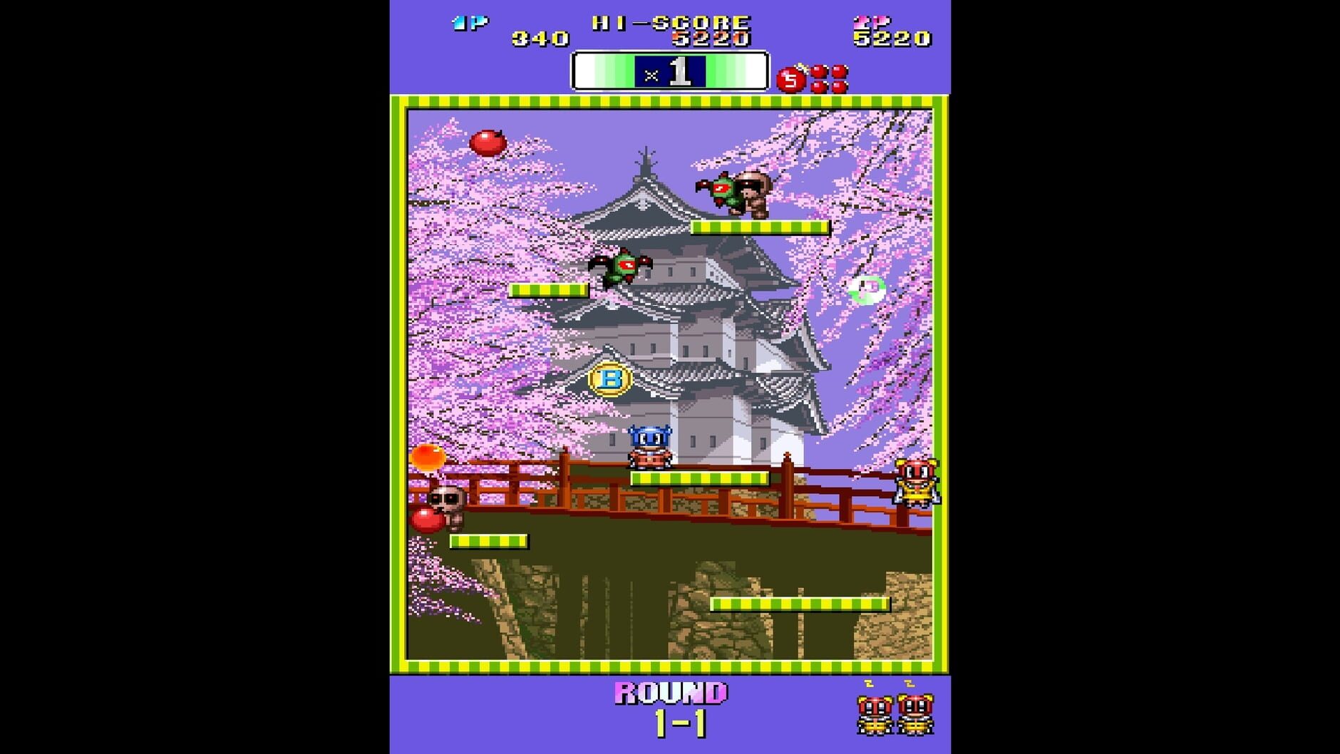 Screenshot for Arcade Archives 2: Bomb Jack Twin