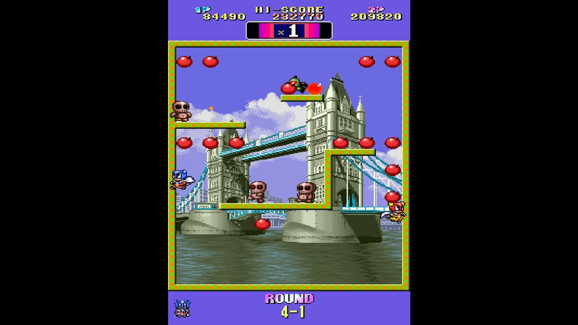 Screenshot for Arcade Archives 2: Bomb Jack Twin