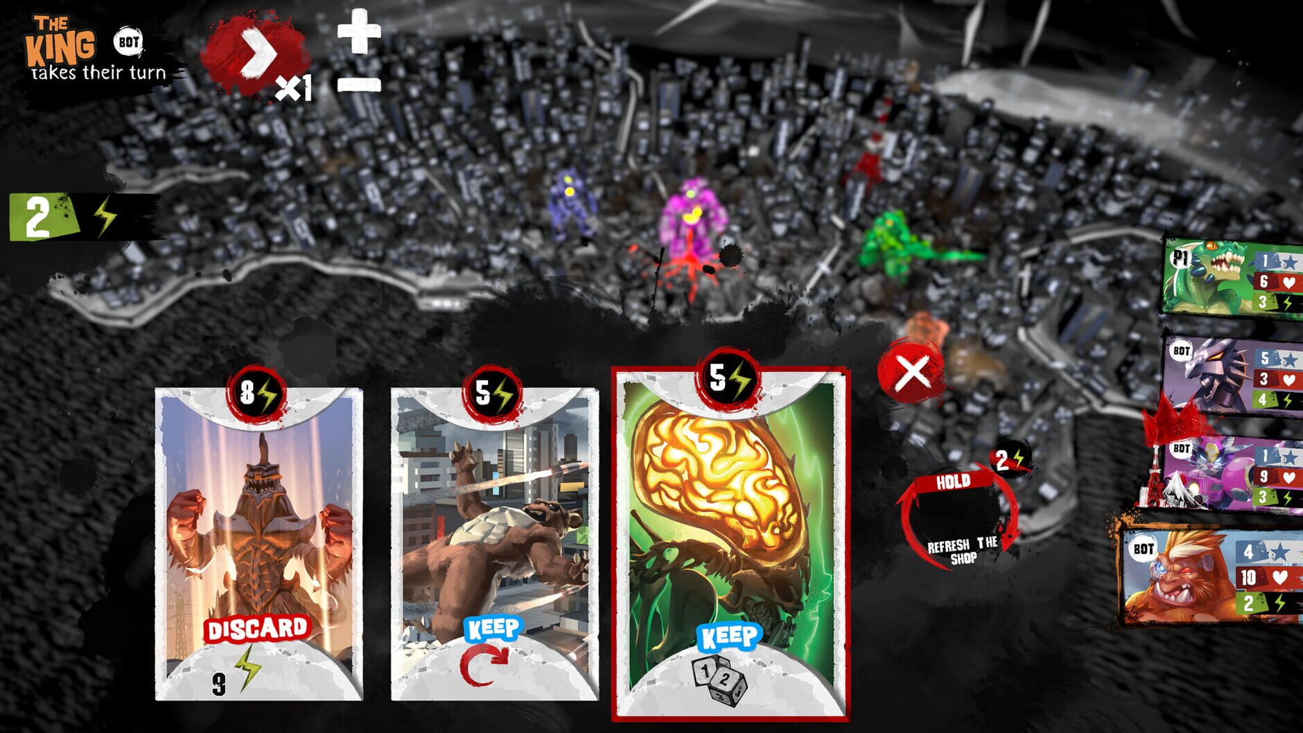 Screenshot for King of Tokyo