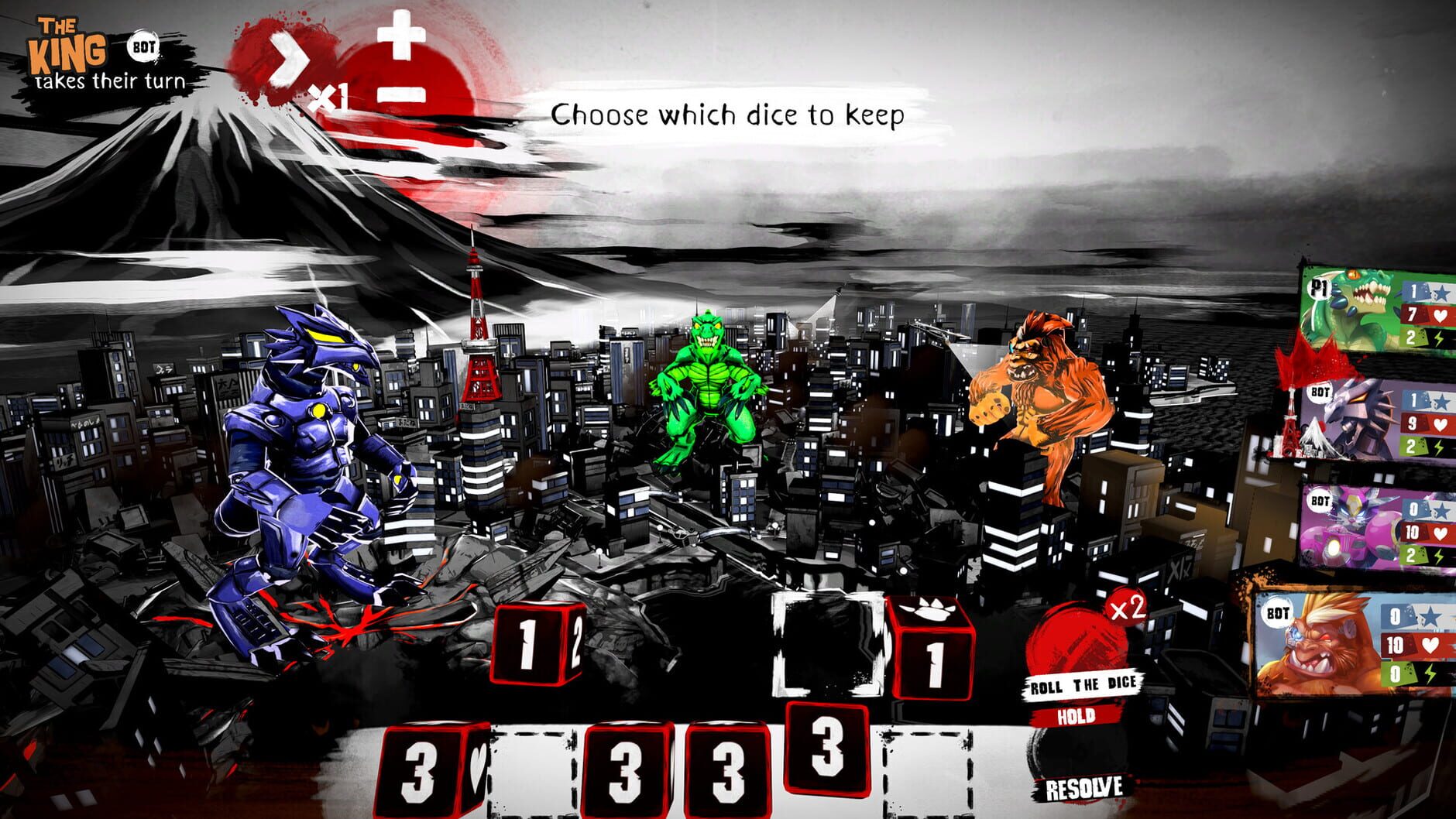 Screenshot for King of Tokyo
