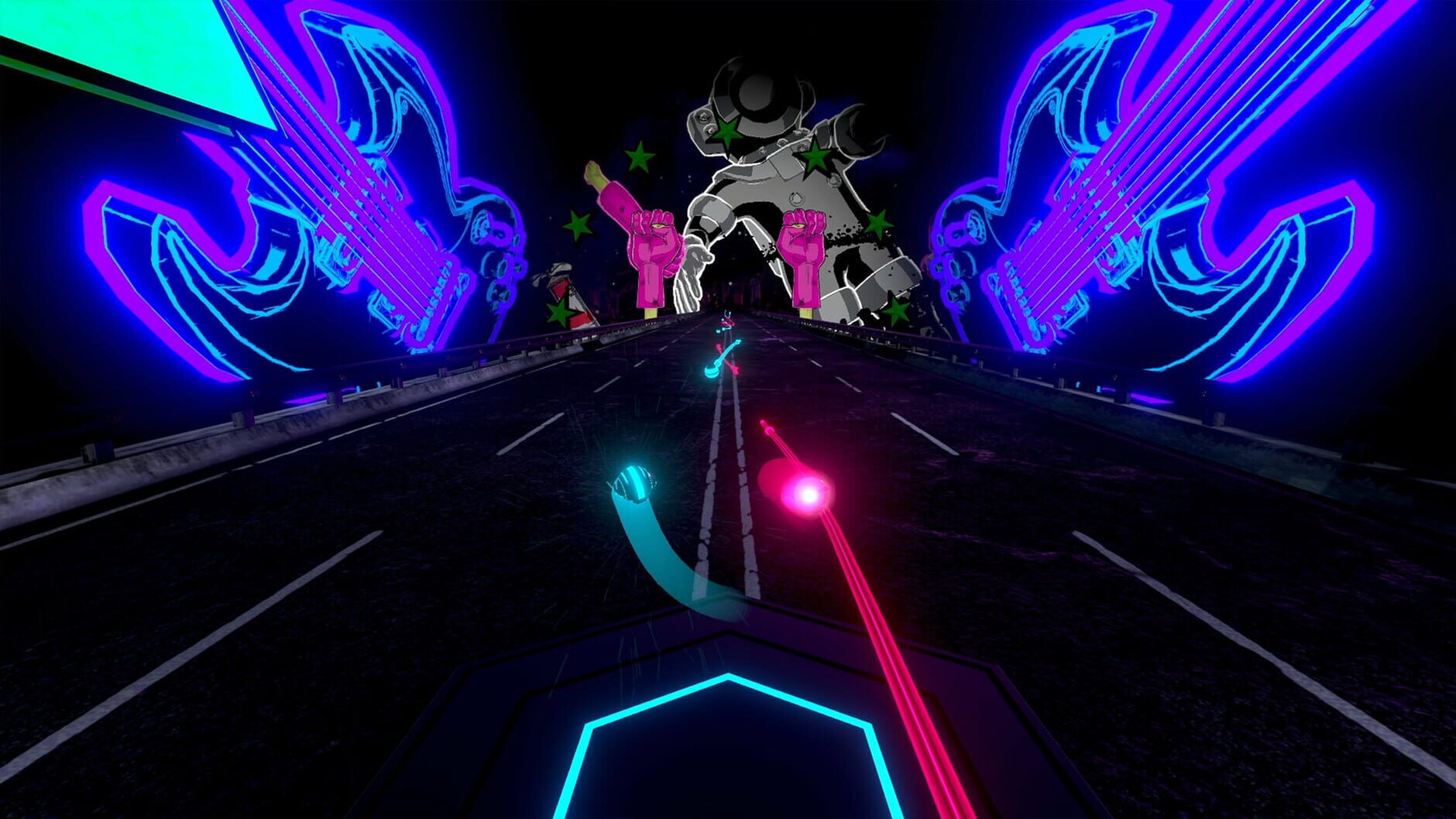 Screenshot for Synth Riders: Gorillaz - "Dare"