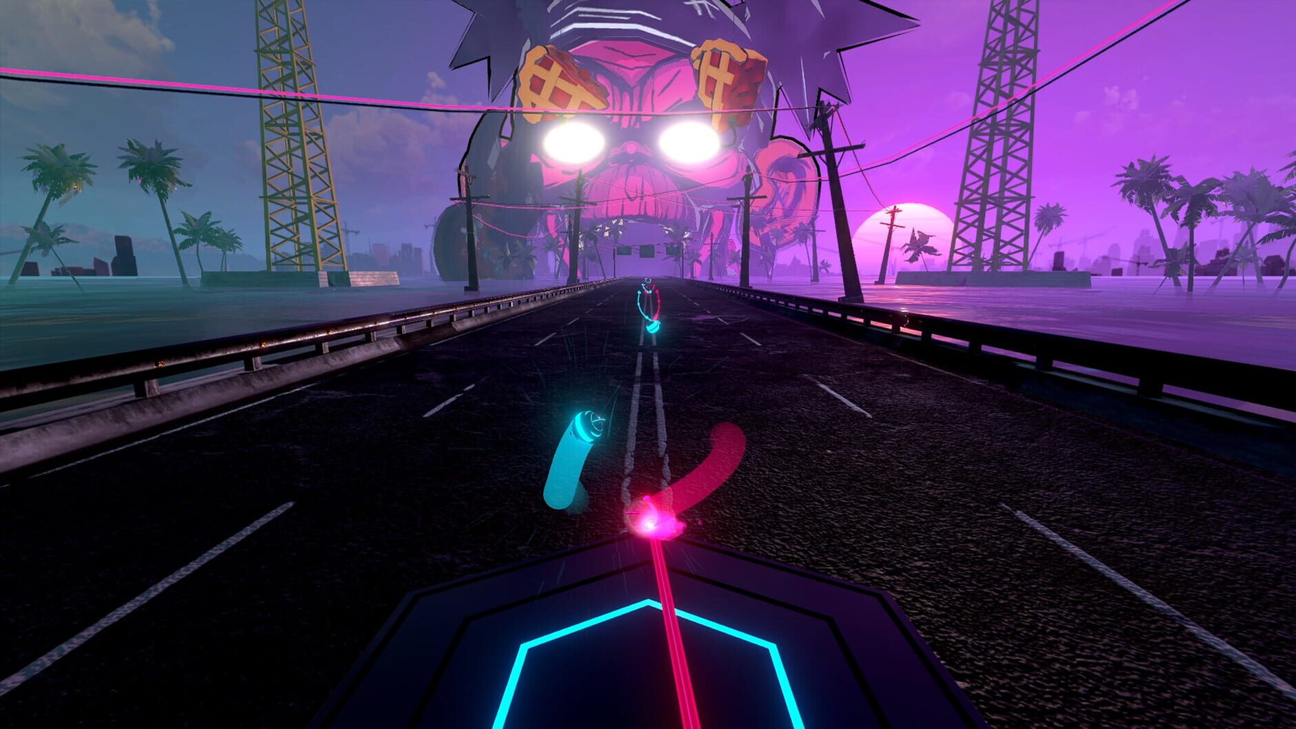 Screenshot for Synth Riders: Gorillaz - "Dare"