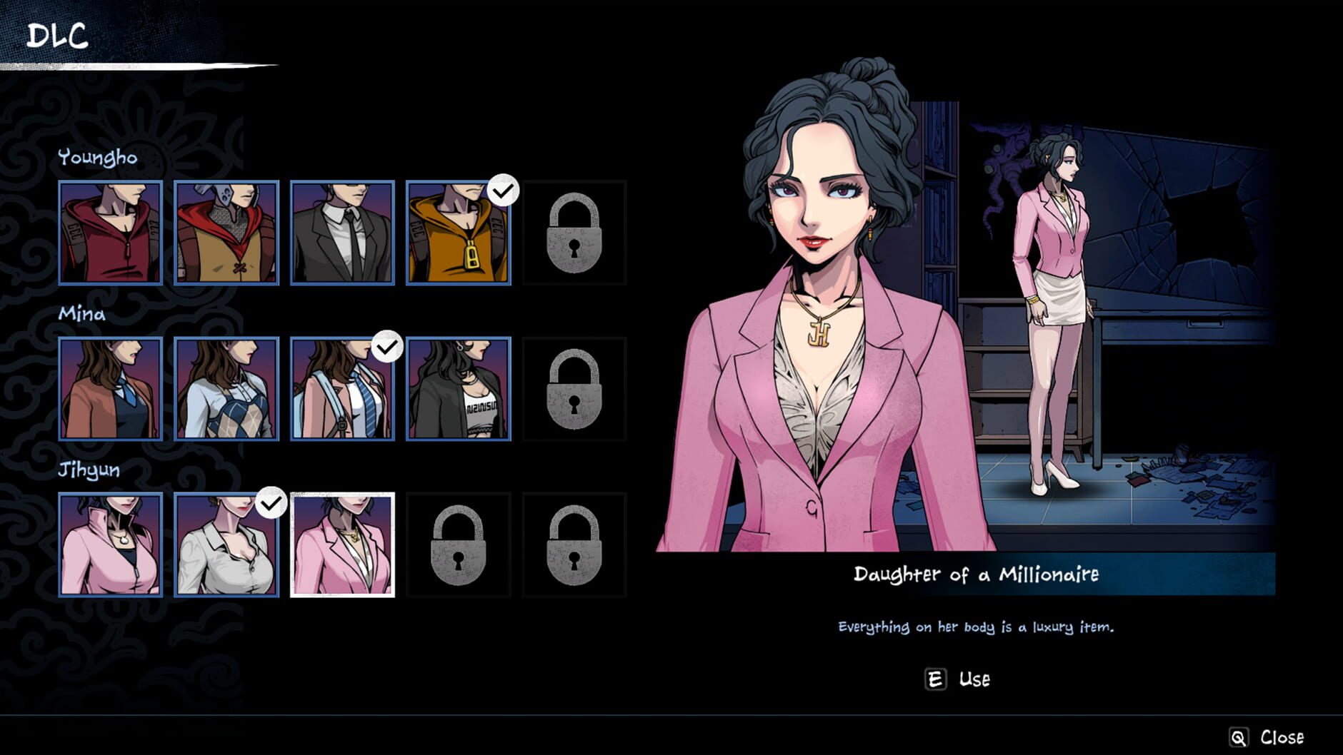 Screenshot for The Coma 3: Bloodlines - Daughter of a Millionaire Skin