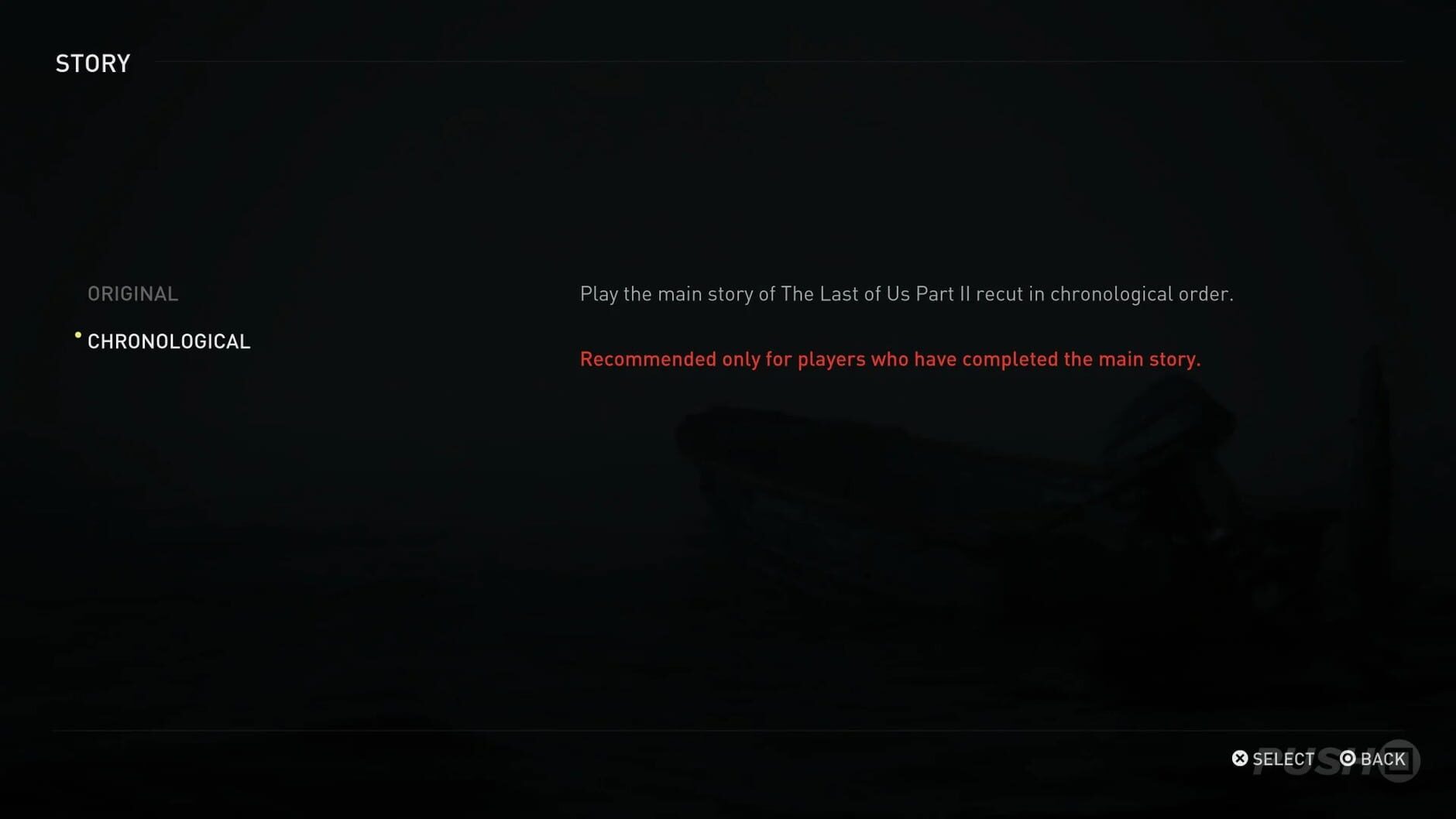 Screenshot for The Last of Us Part II Remastered: Chronological Experience