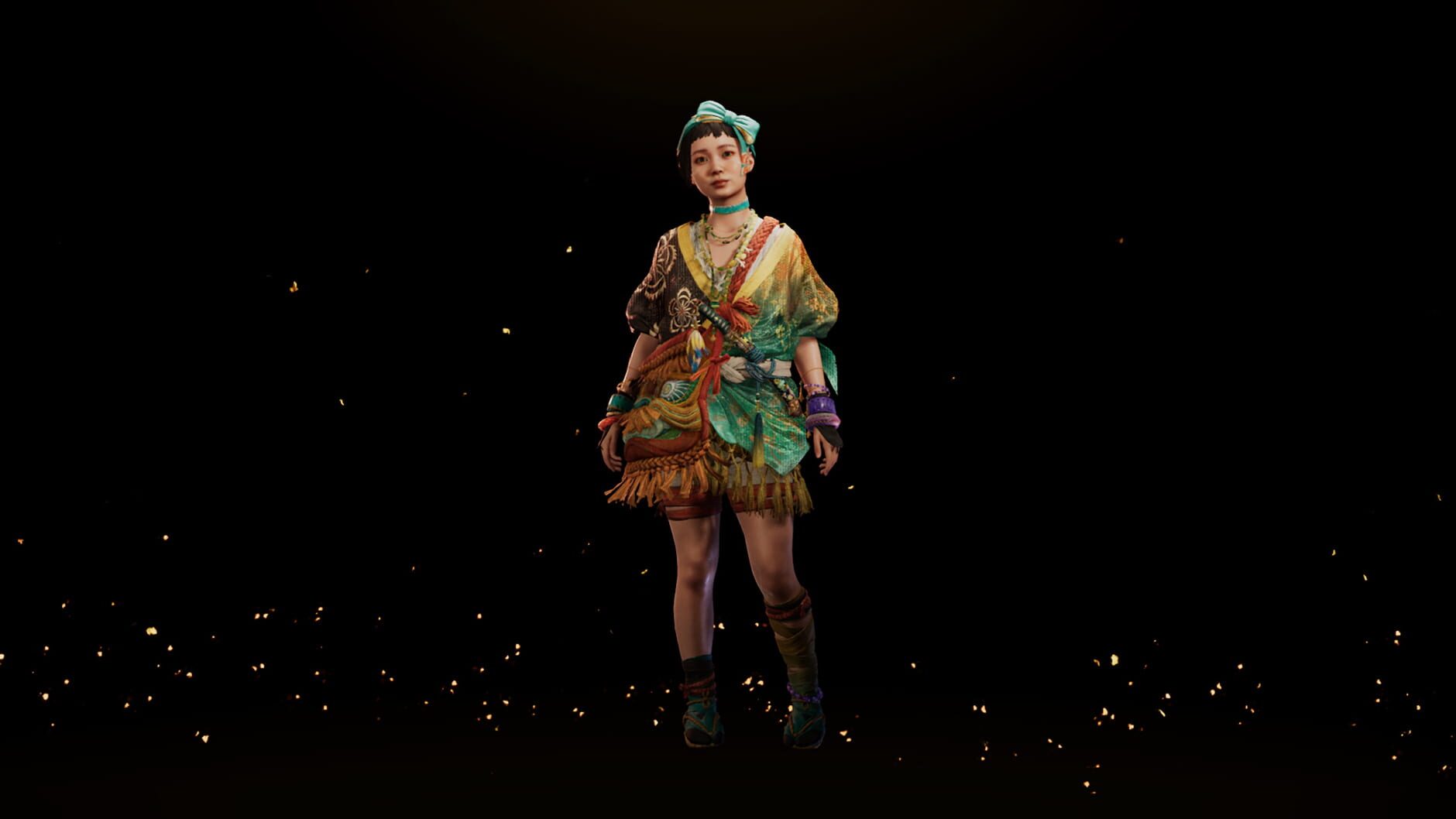 Screenshot for Onimusha: Way of the Sword - Outfit for Okuni: Flower Dance