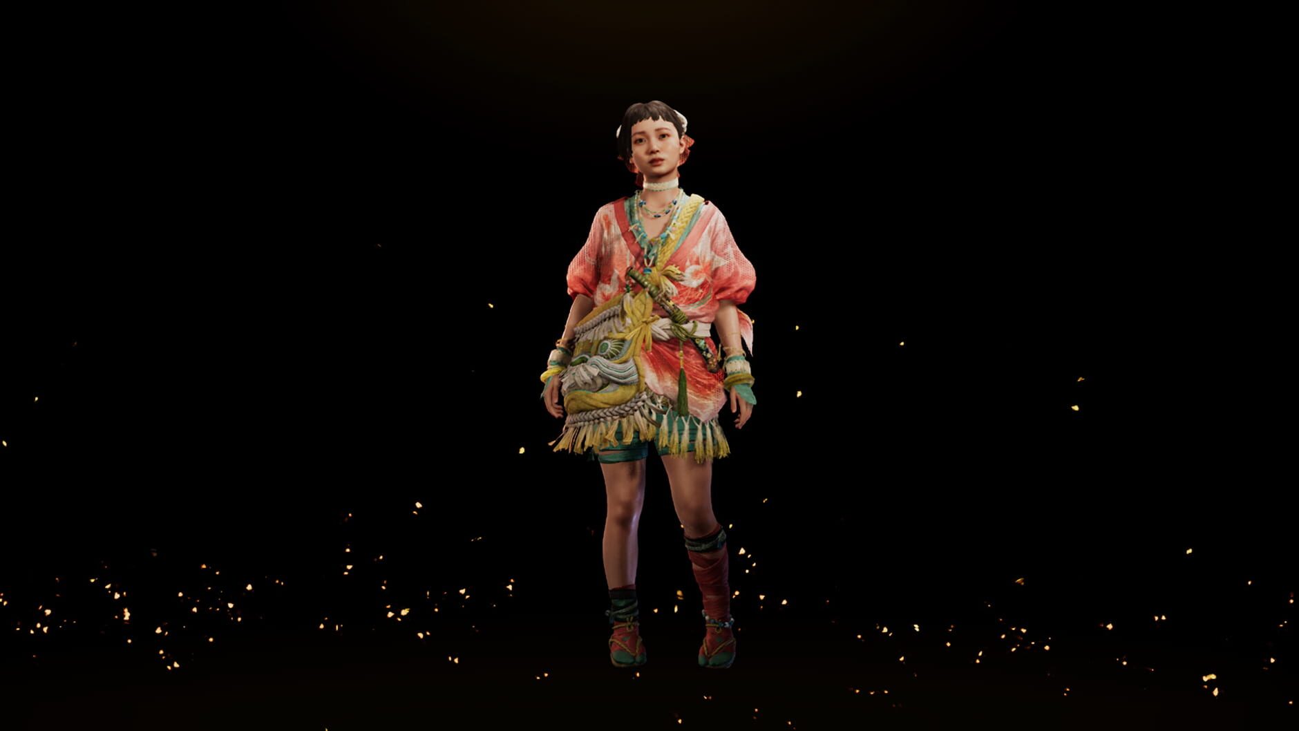 Screenshot for Onimusha: Way of the Sword - Outfit for Okuni: Goldfish Dance