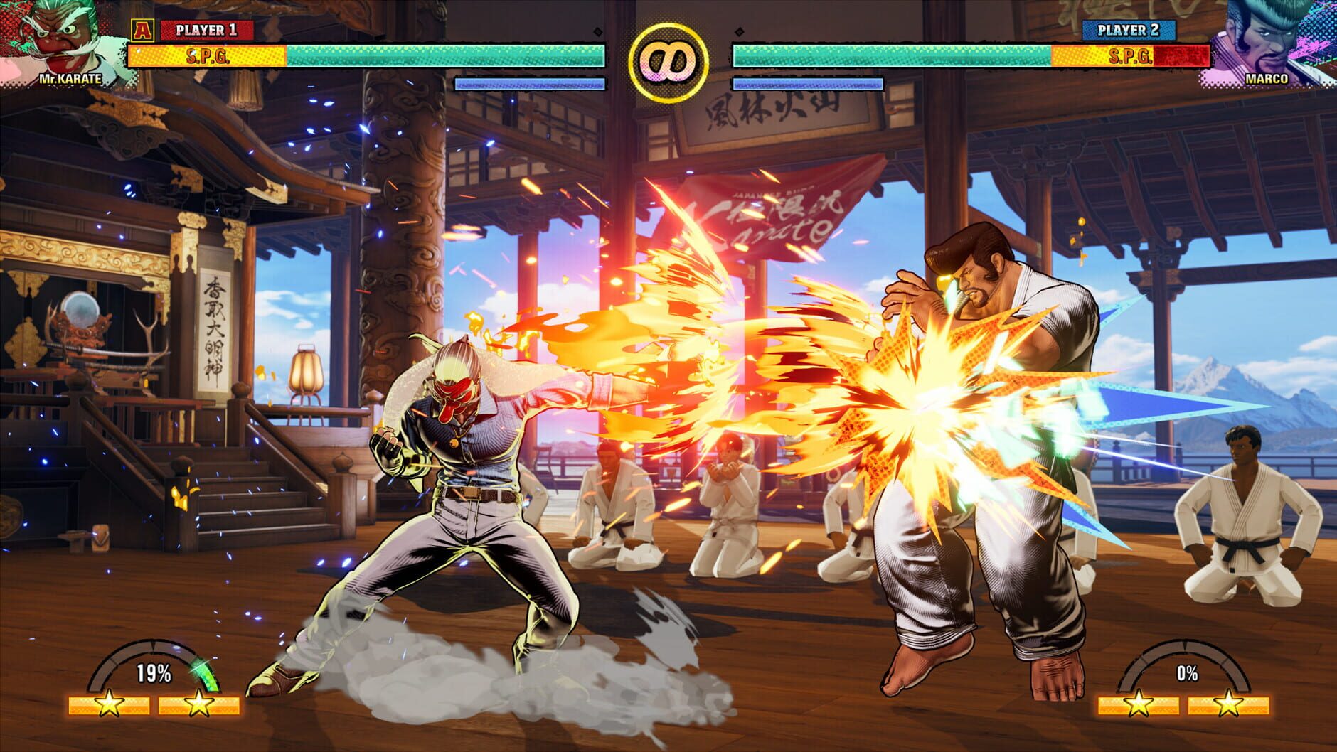 Screenshot for Fatal Fury: City of the Wolves - Mr. Karate