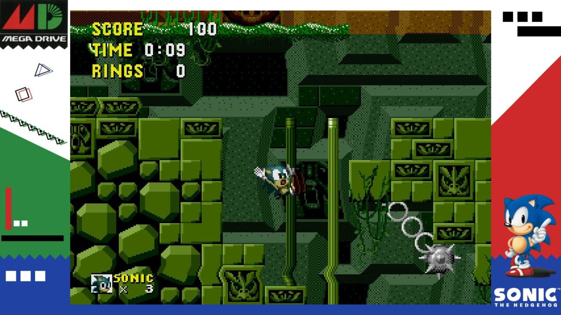 Screenshot for Sega Ages: Sonic the Hedgehog