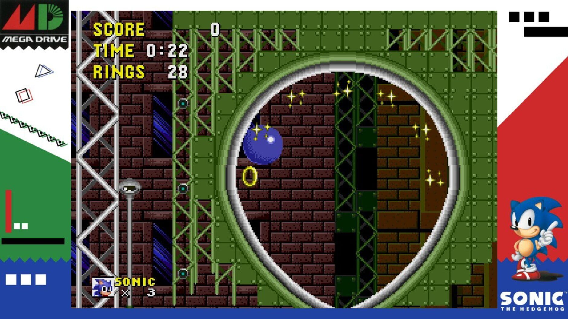 Screenshot for Sega Ages: Sonic the Hedgehog