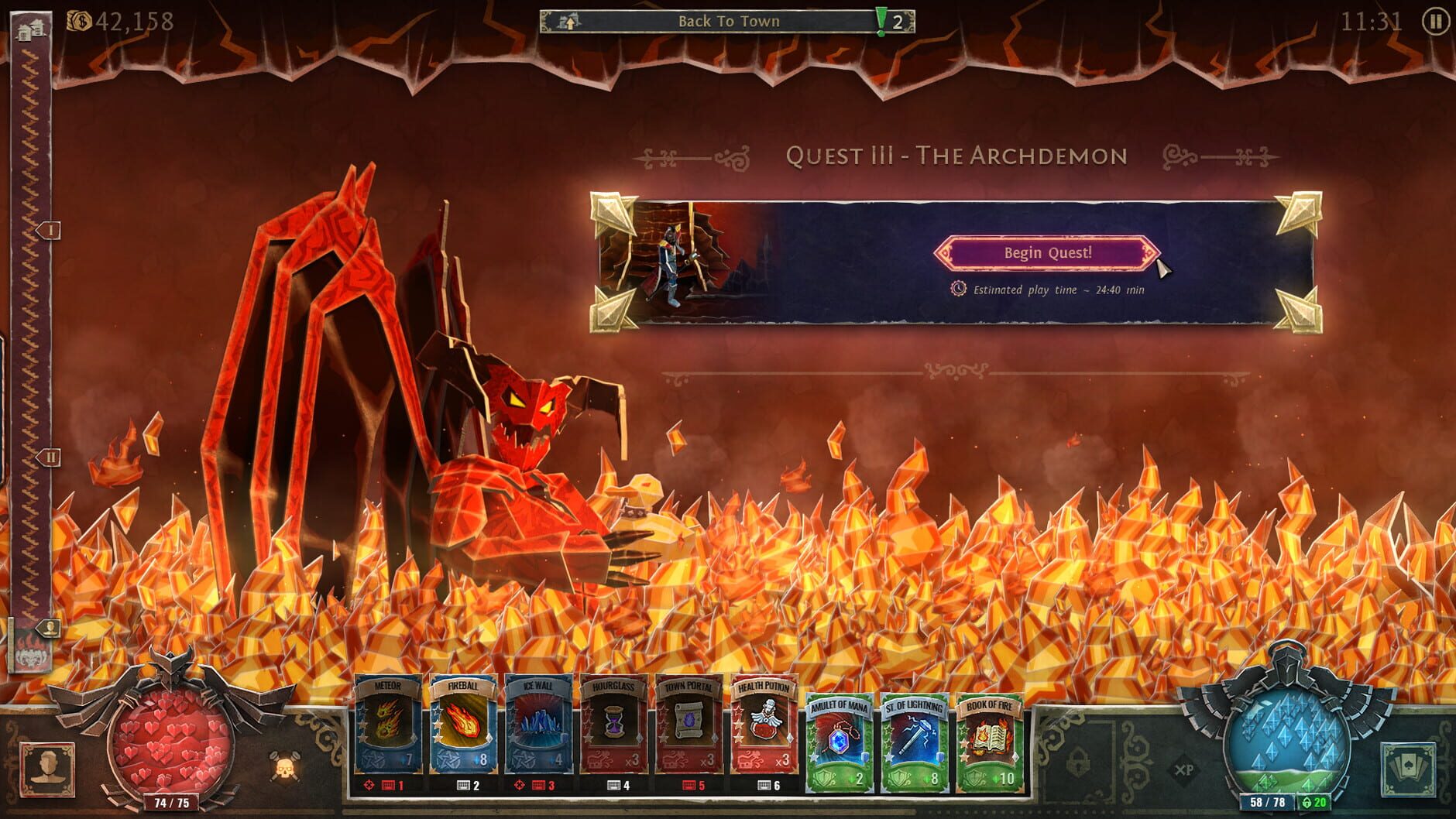 Screenshot for Book of Demons
