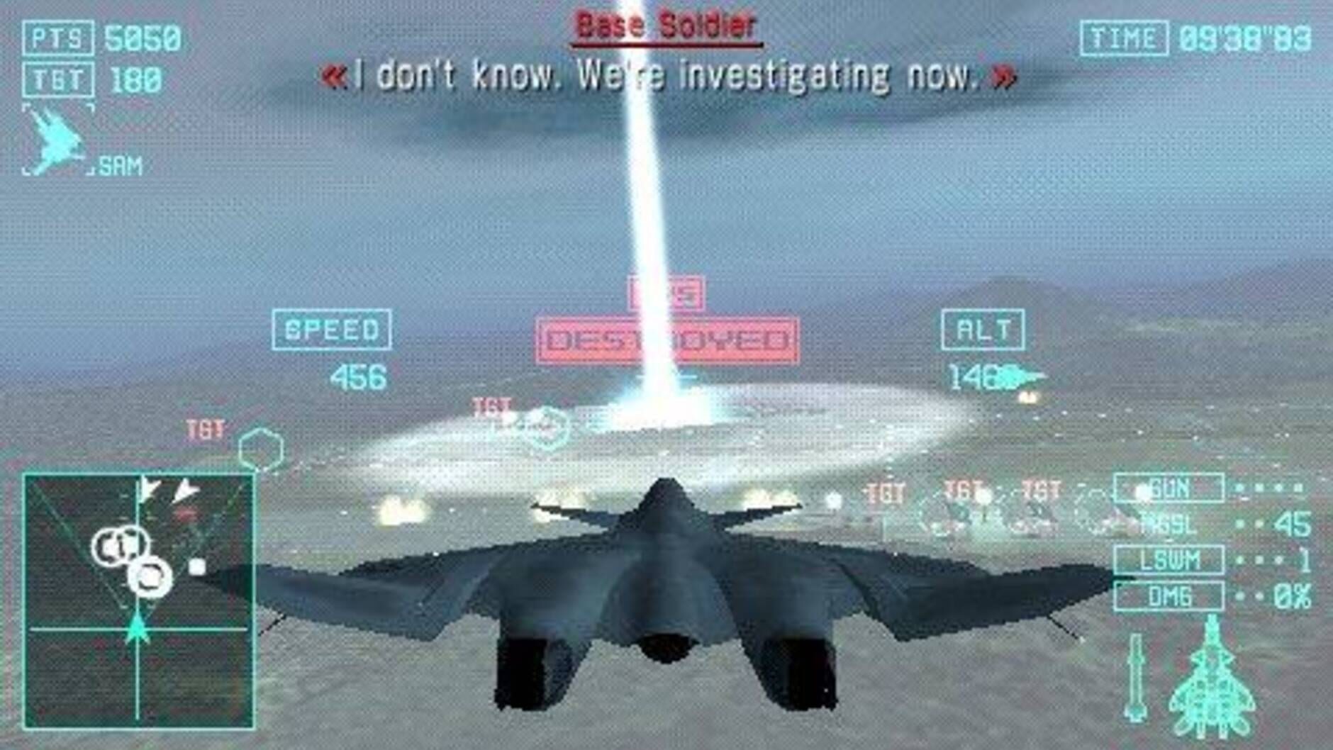 Screenshot for Ace Combat X: Skies of Deception