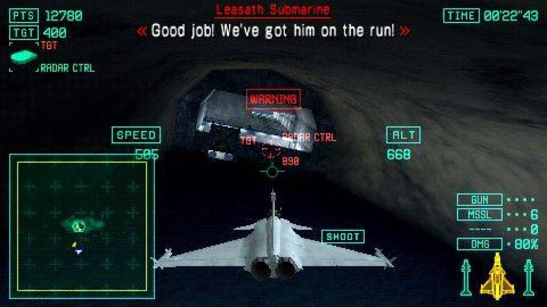 Screenshot for Ace Combat X: Skies of Deception