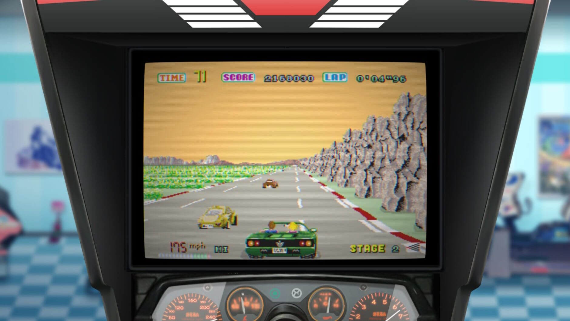 Screenshot for Sega Ages Out Run