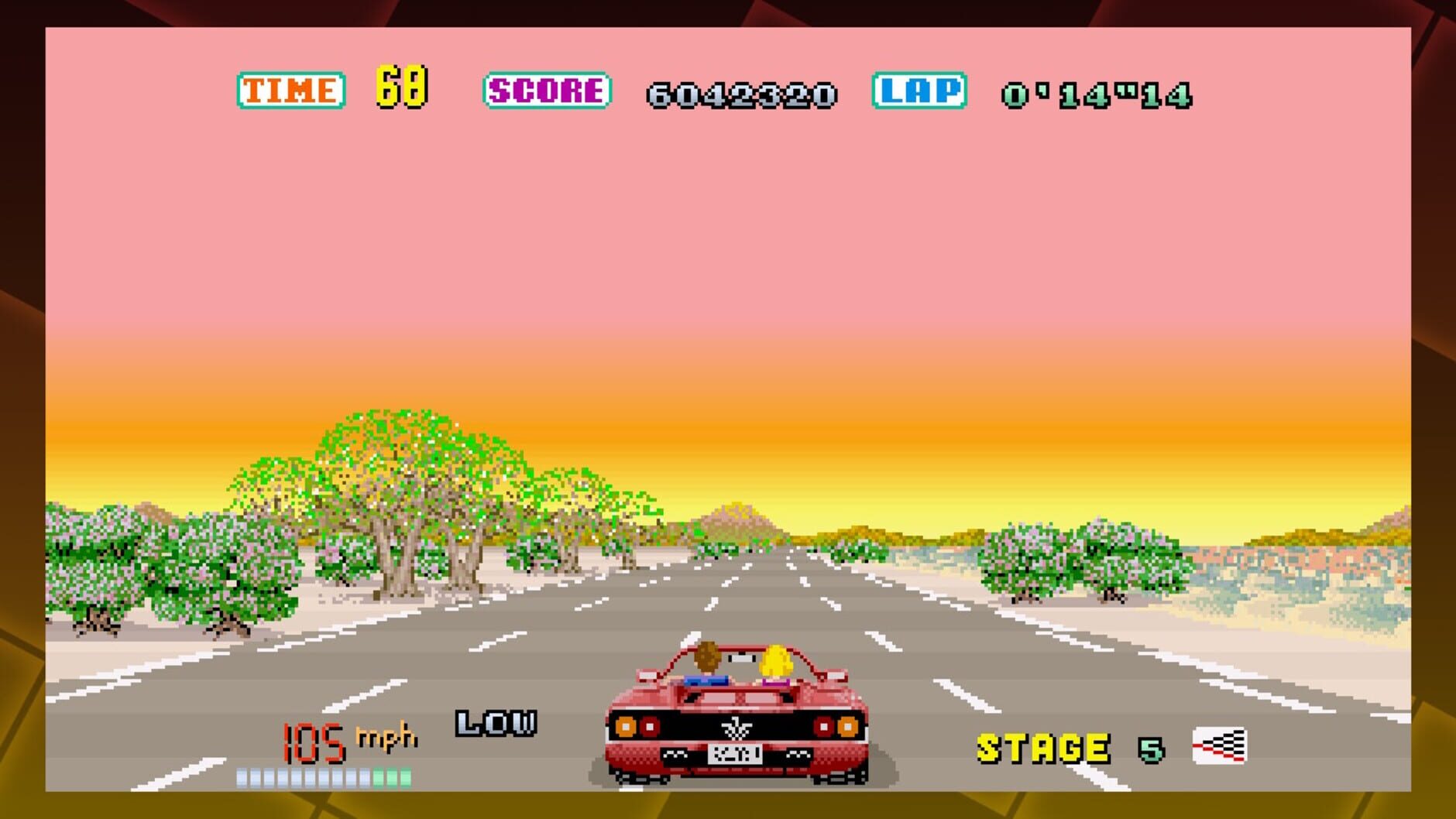 Screenshot for Sega Ages Out Run