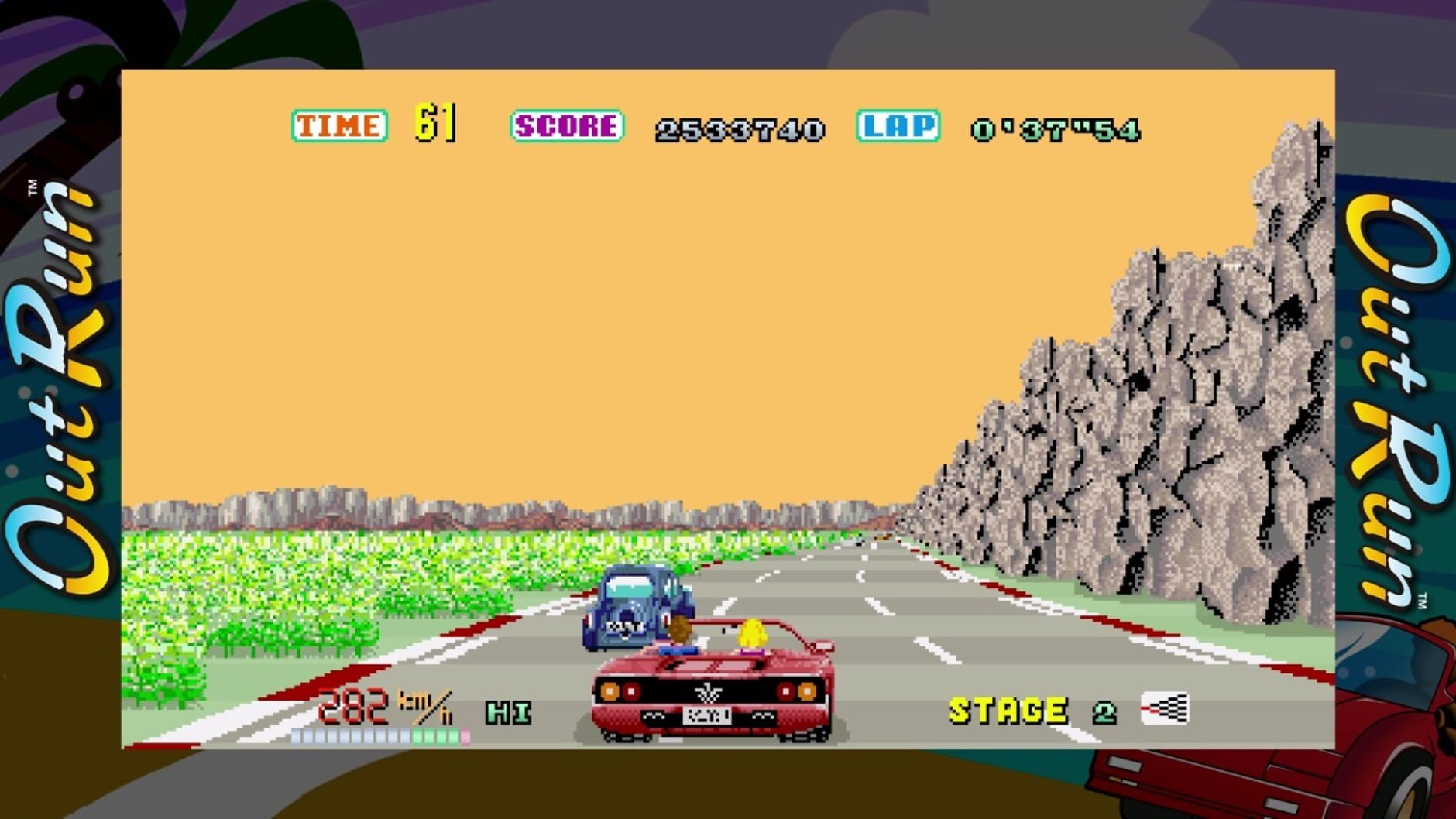 Screenshot for Sega Ages Out Run