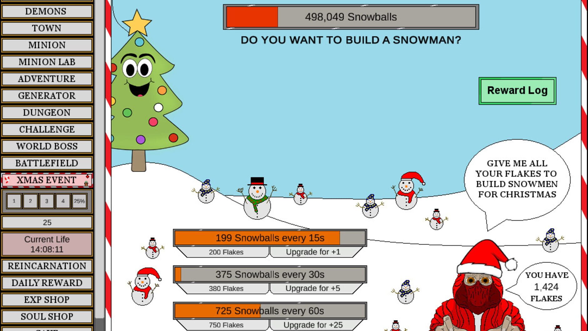 Screenshot for Wizard and Minion Idle