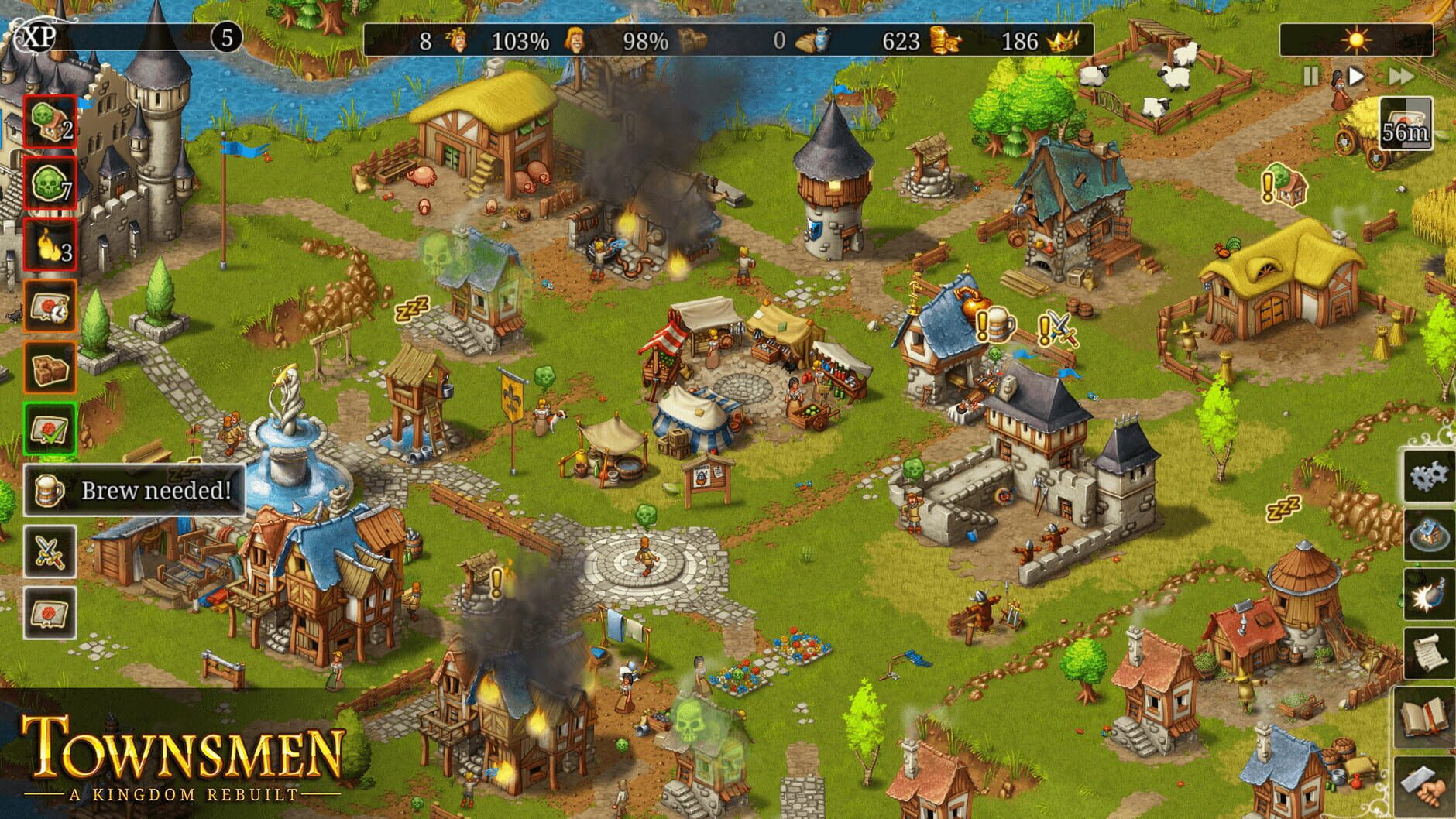 Screenshot for Townsmen: A Kingdom Rebuilt