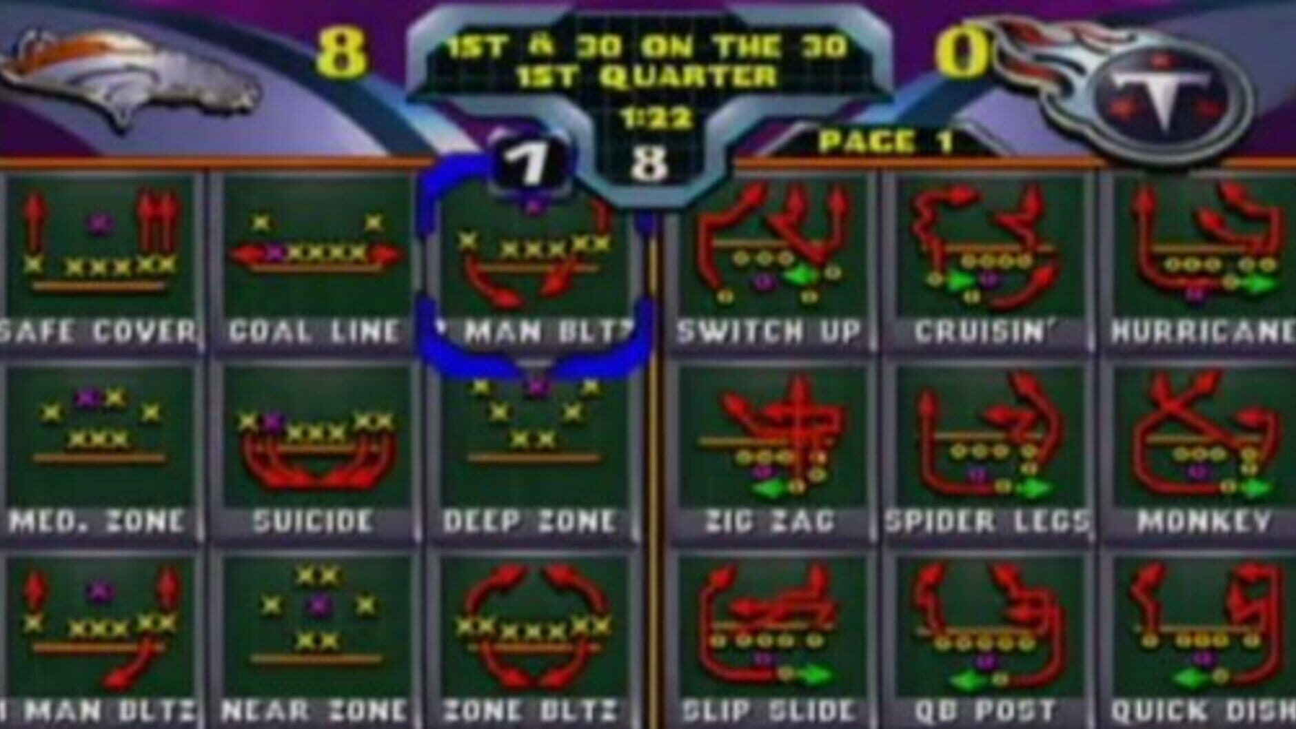 Screenshot for NFL Blitz 2000