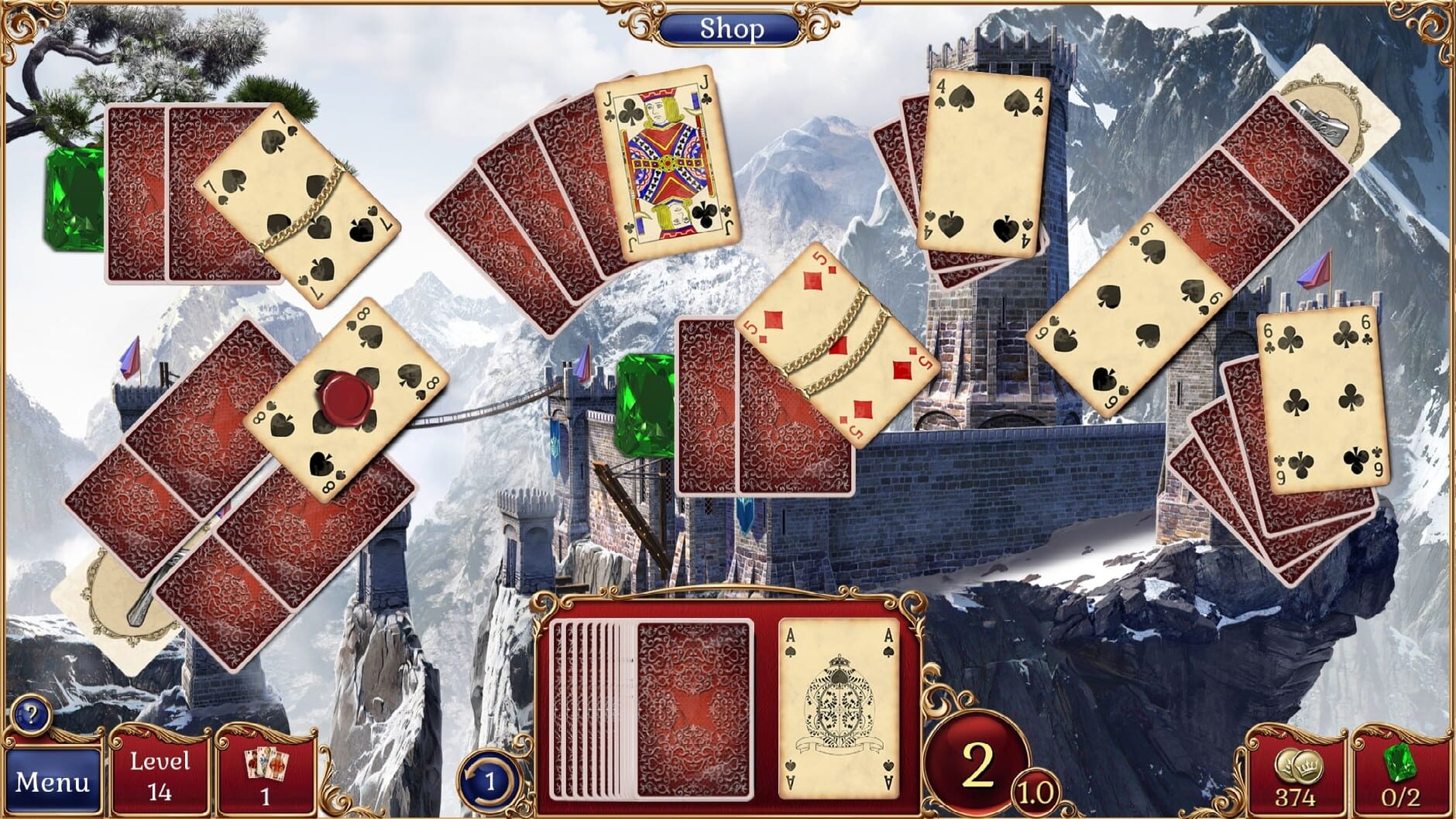 Screenshot for Jewel Match Solitaire 2 Collector's Edition