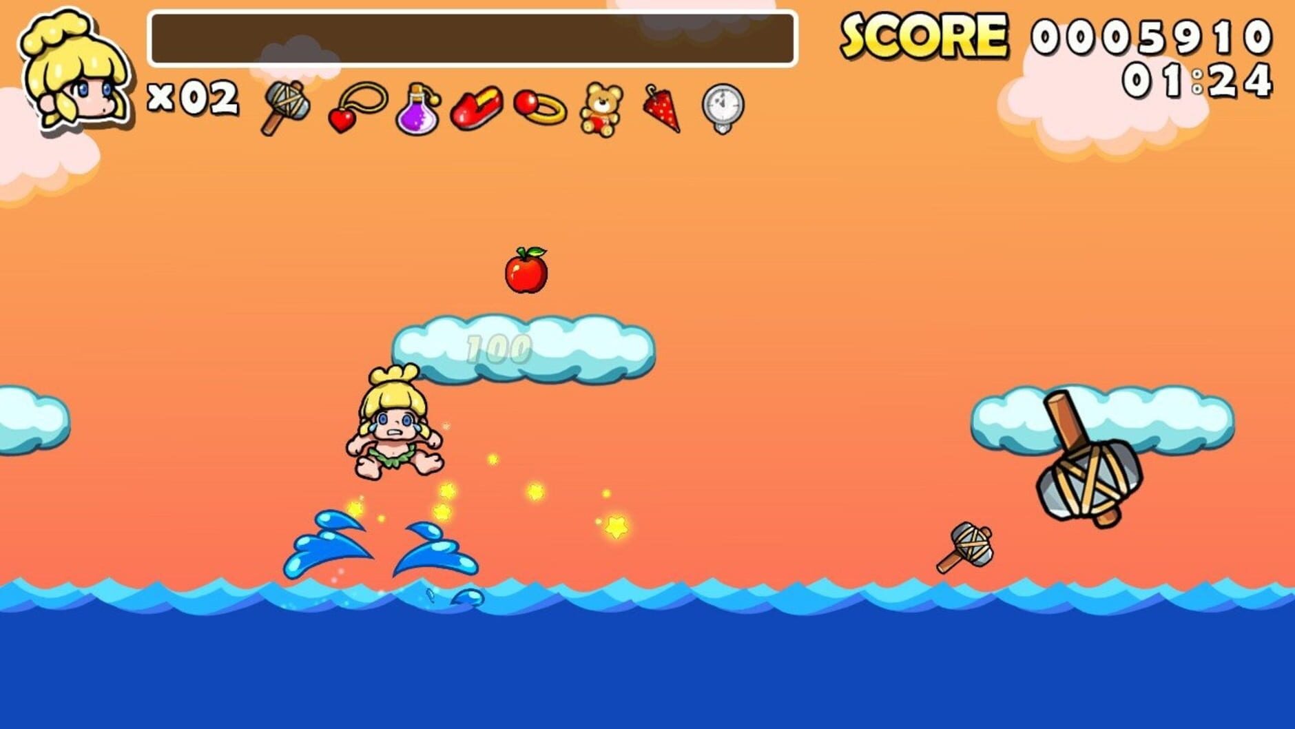 Screenshot for Wonder Boy Returns Remix